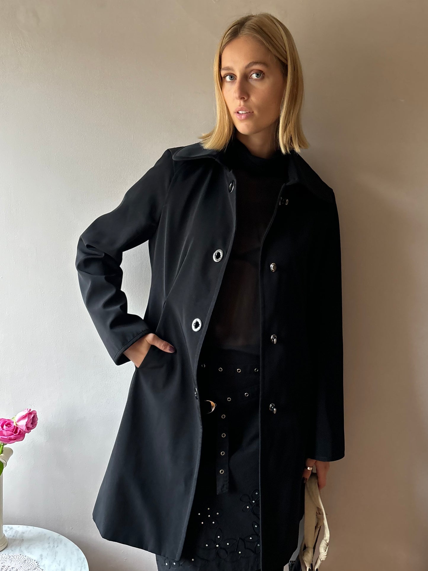 Anne Klein Black Coat