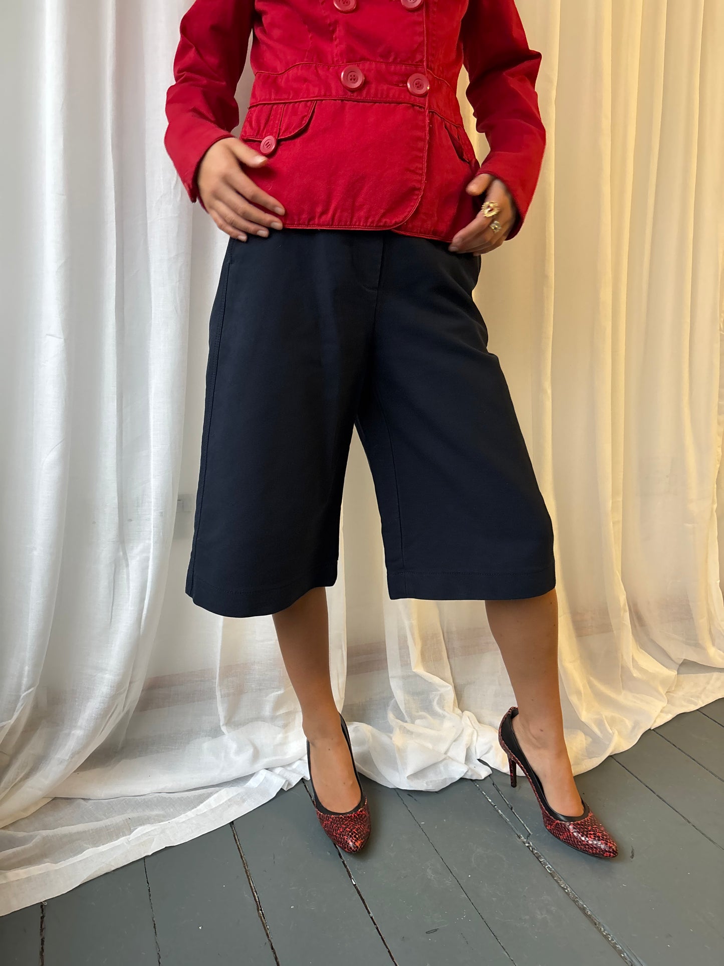 3.1 Phillip Lim Navy Culottes