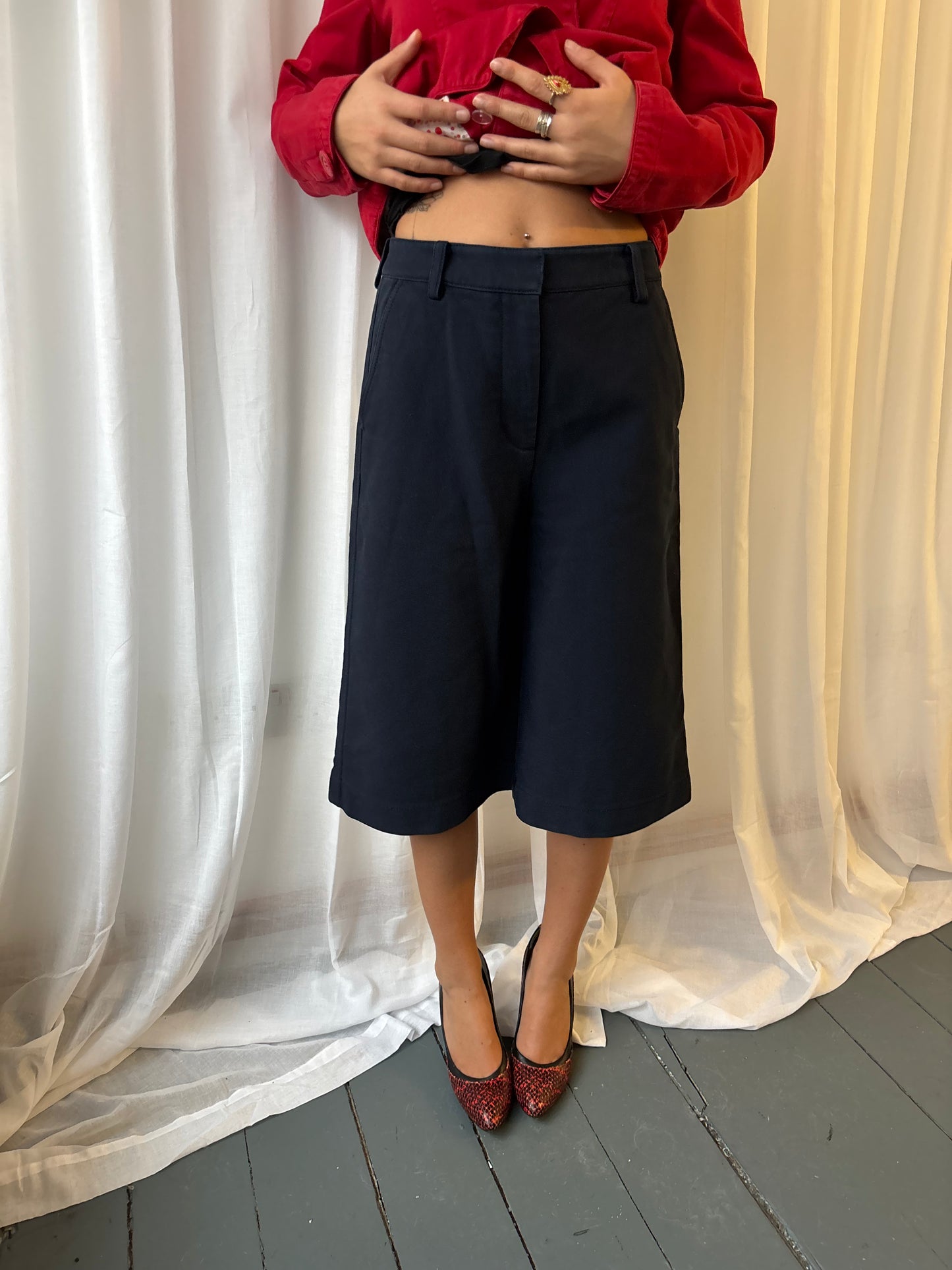 3.1 Phillip Lim Navy Culottes
