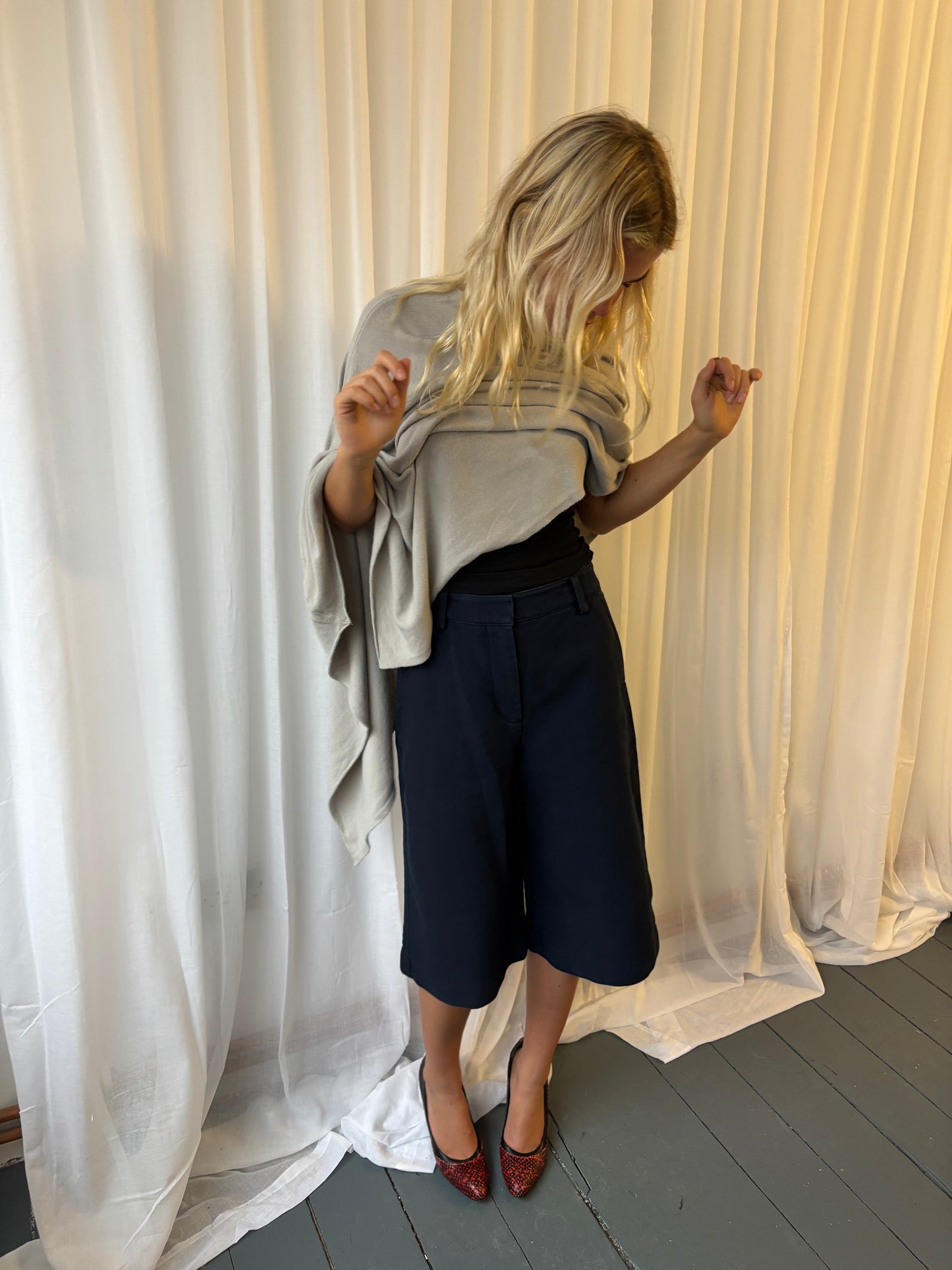3.1 Phillip Lim Navy Culottes