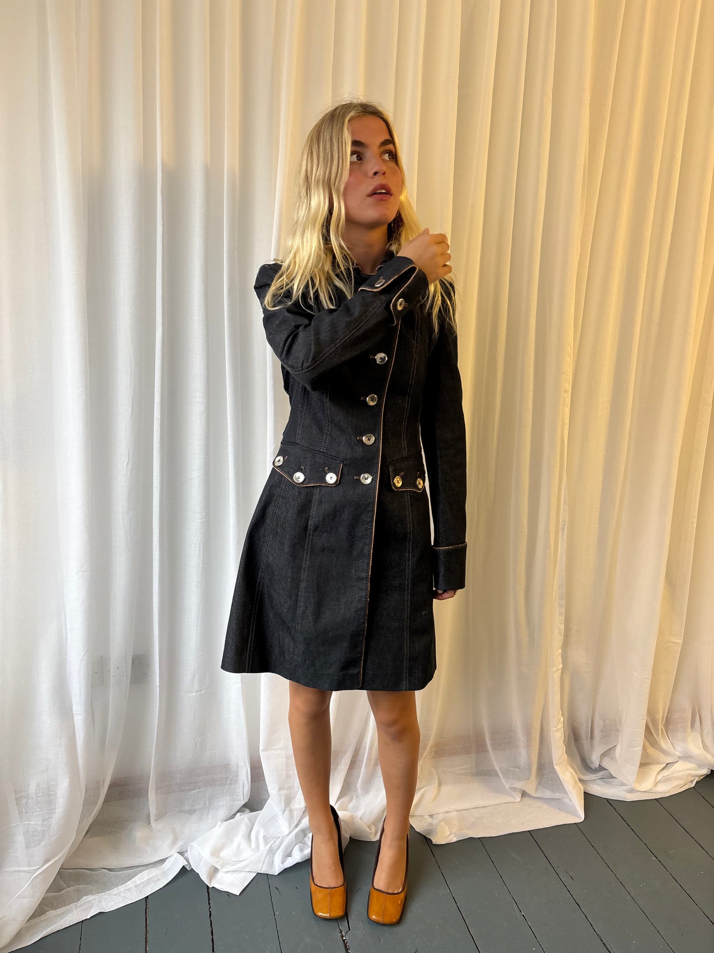 Karen Millen Denim Trench Jacket