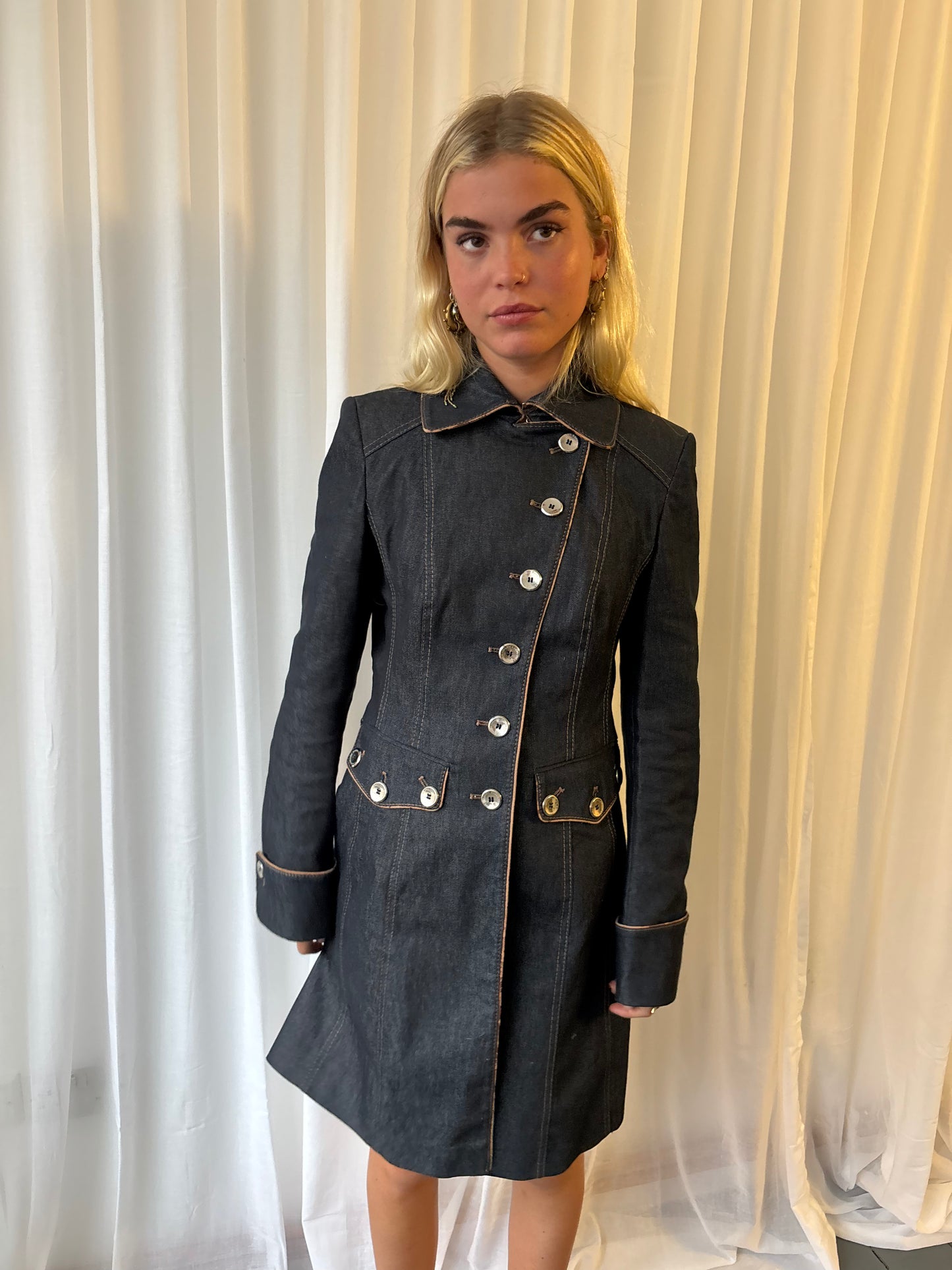 Karen Millen Denim Trench Jacket