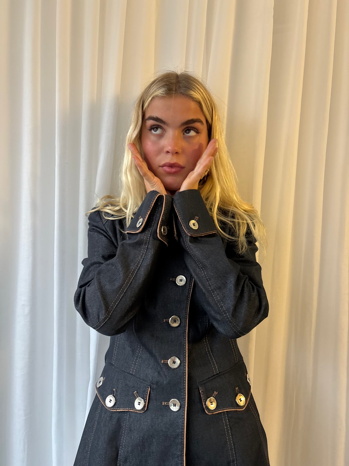 Karen Millen Denim Trench Jacket