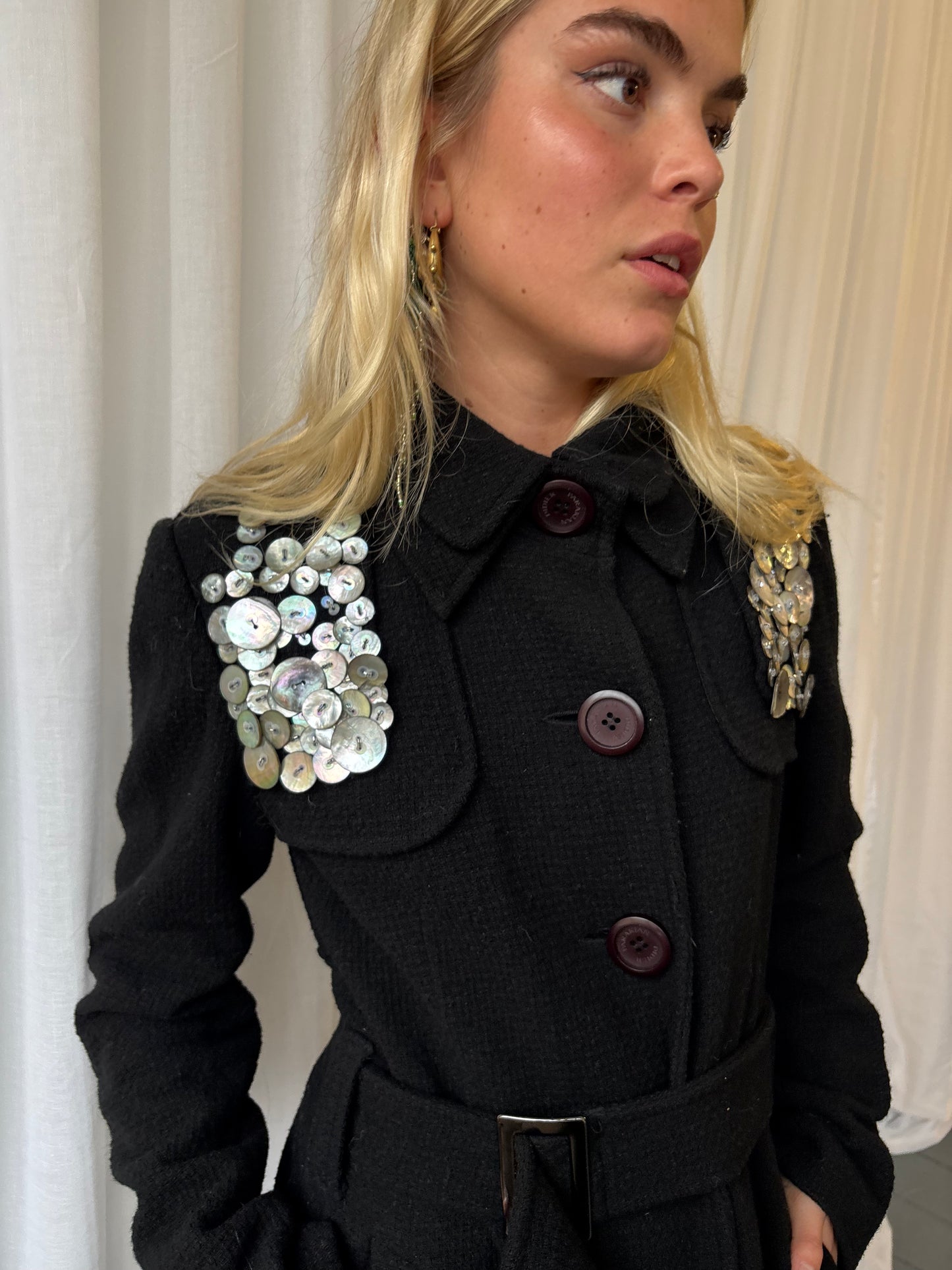 Didier Parakian Black Belted Jacket