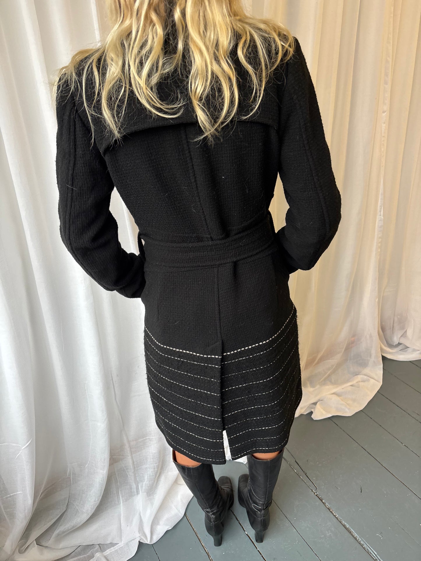 Didier Parakian Black Belted Jacket