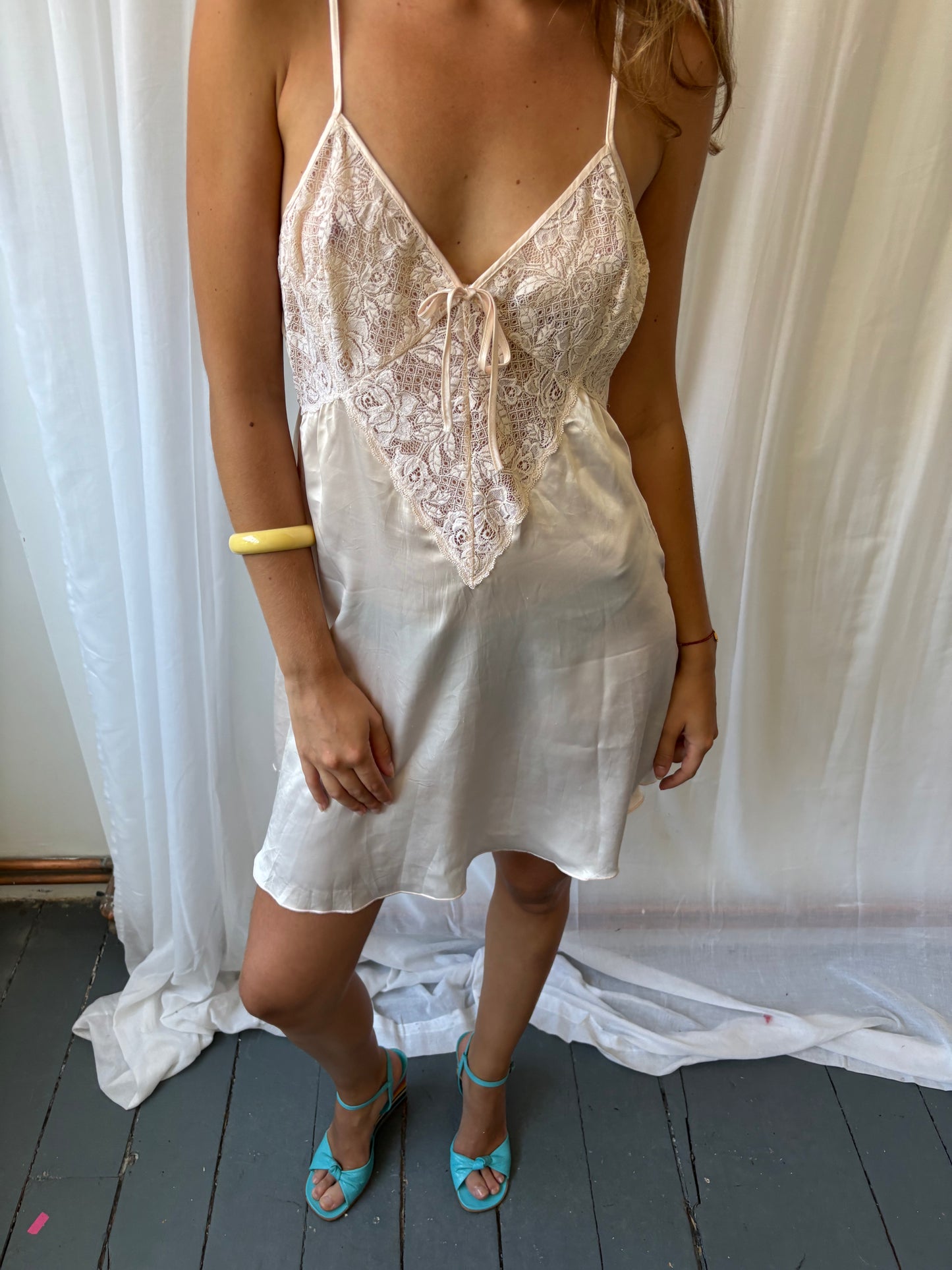 Nuit Maqique Ivory Cami Dress