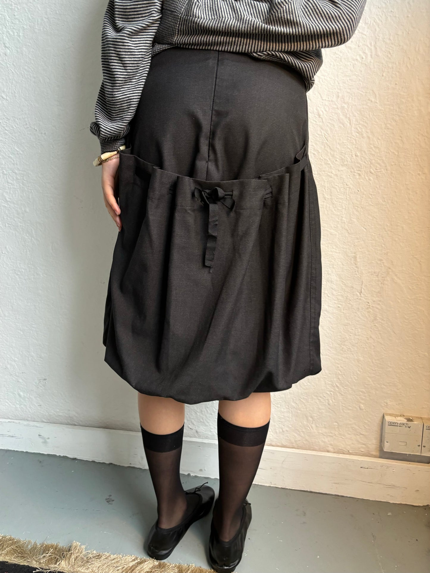 Bohemia Charcoal Balloon Skirt