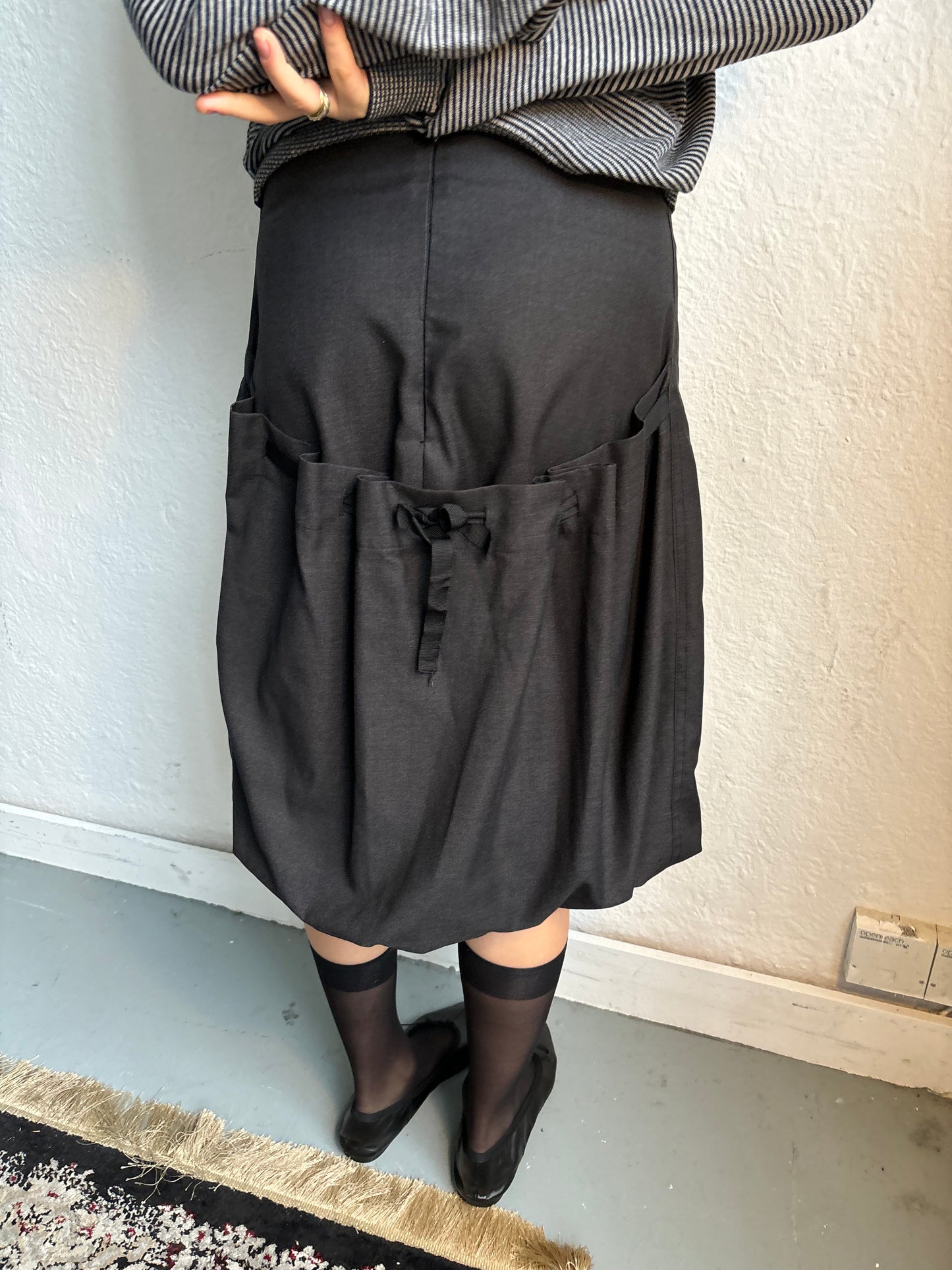 Bohemia Charcoal Balloon Skirt