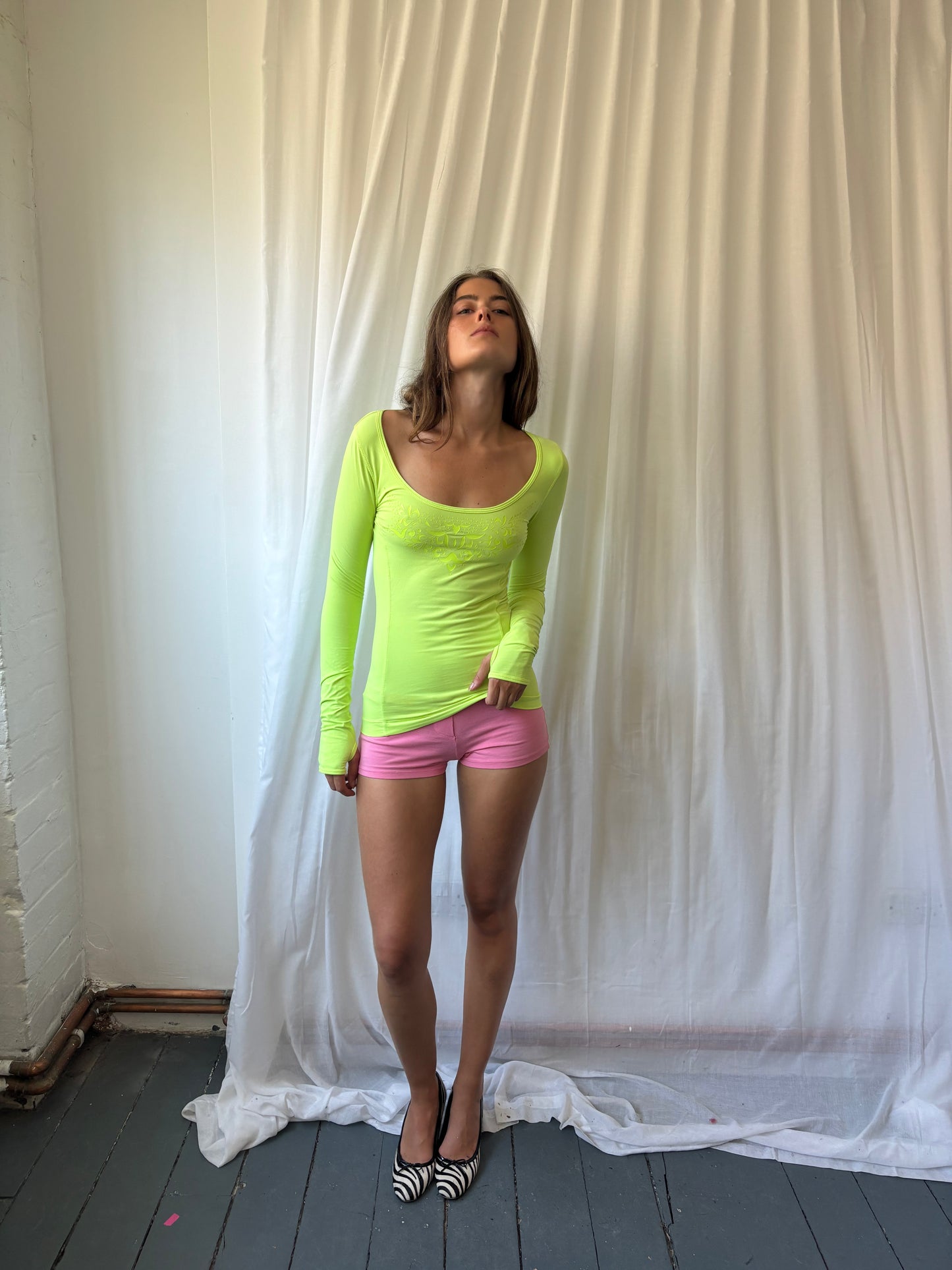 Lorna Jane Neon Long Sleeve Top