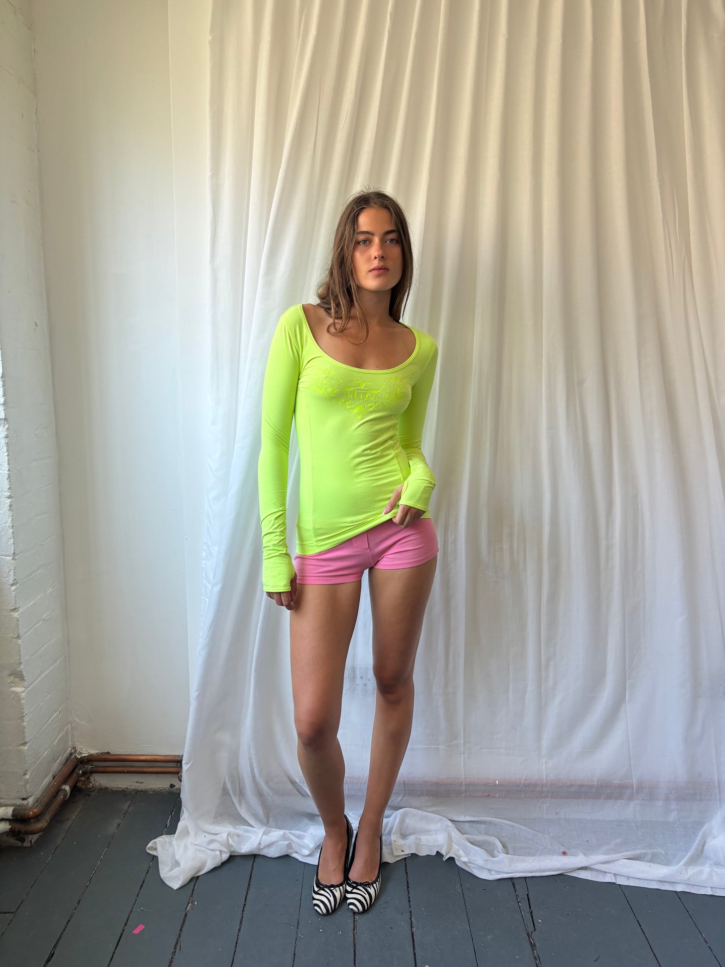 Lorna Jane Neon Long Sleeve Top