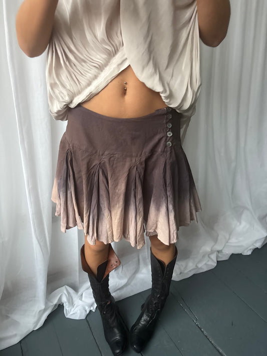 All Saints Tie Dye Skirt