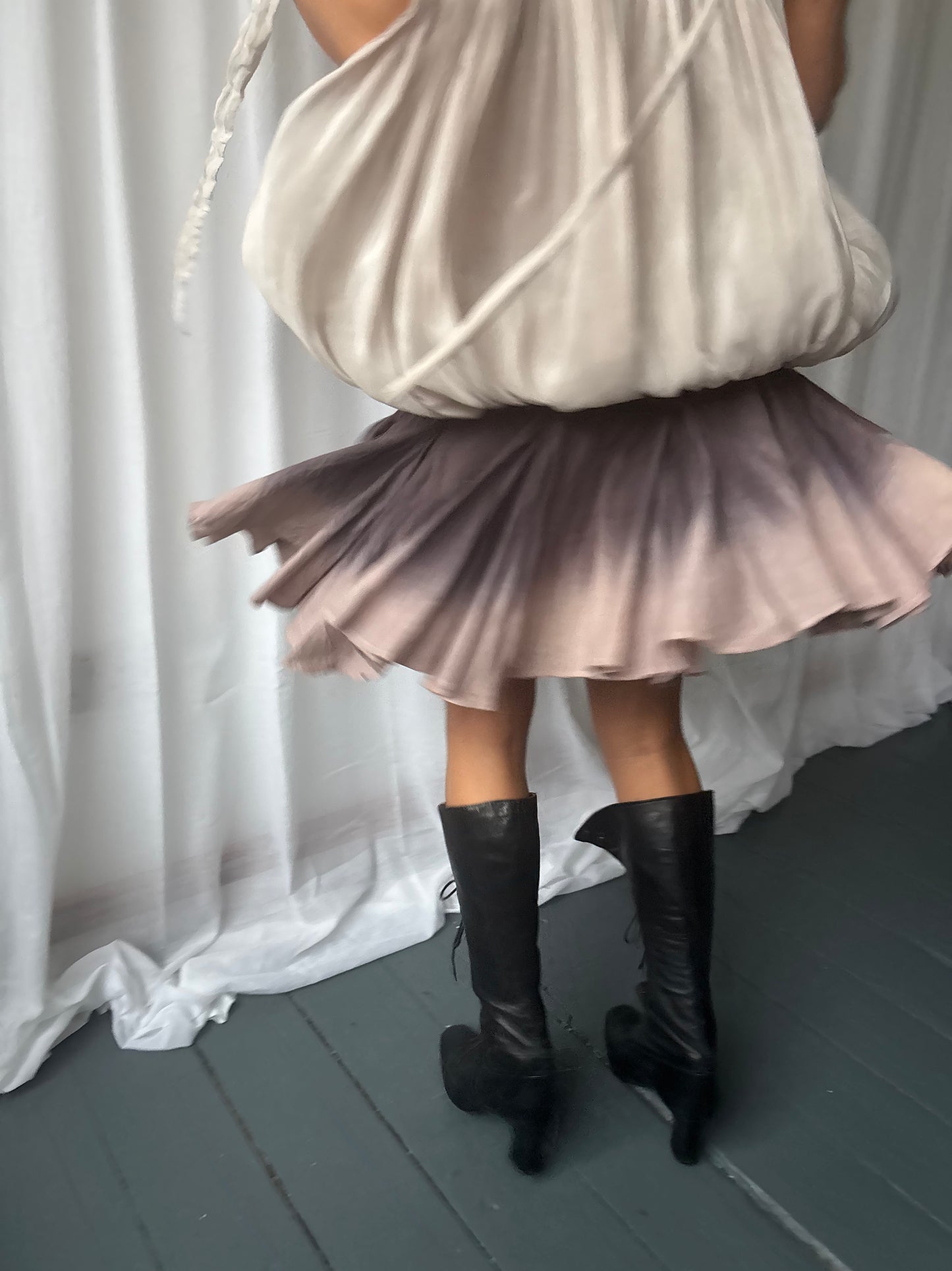 All Saints Tie Dye Skirt