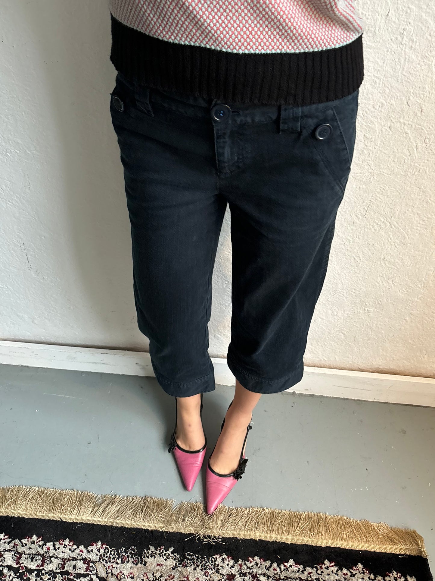 Marc Jacobs Dark Blue Capris