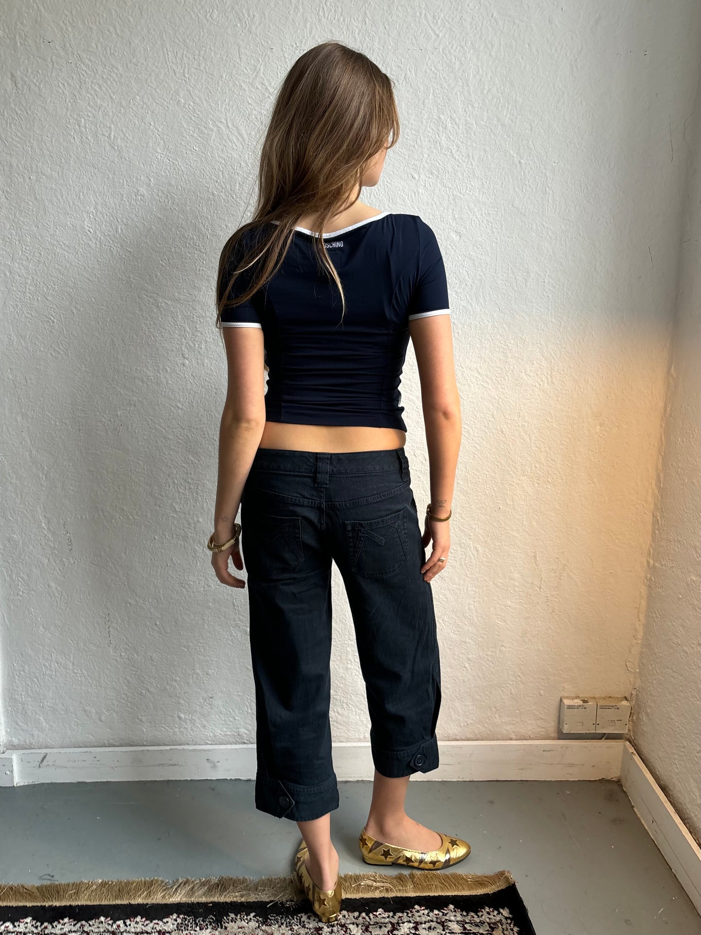 Marc Jacobs Dark Blue Capris