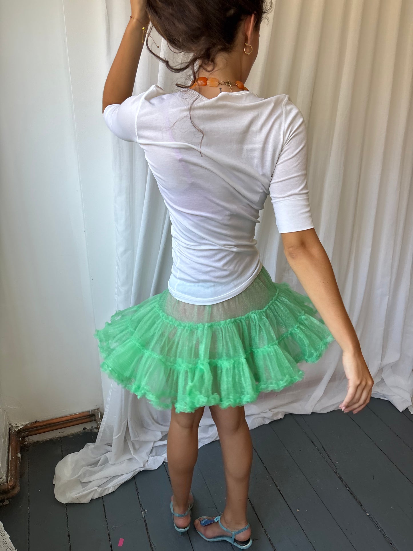 Marc Cain White 3/4 Sleeve Top