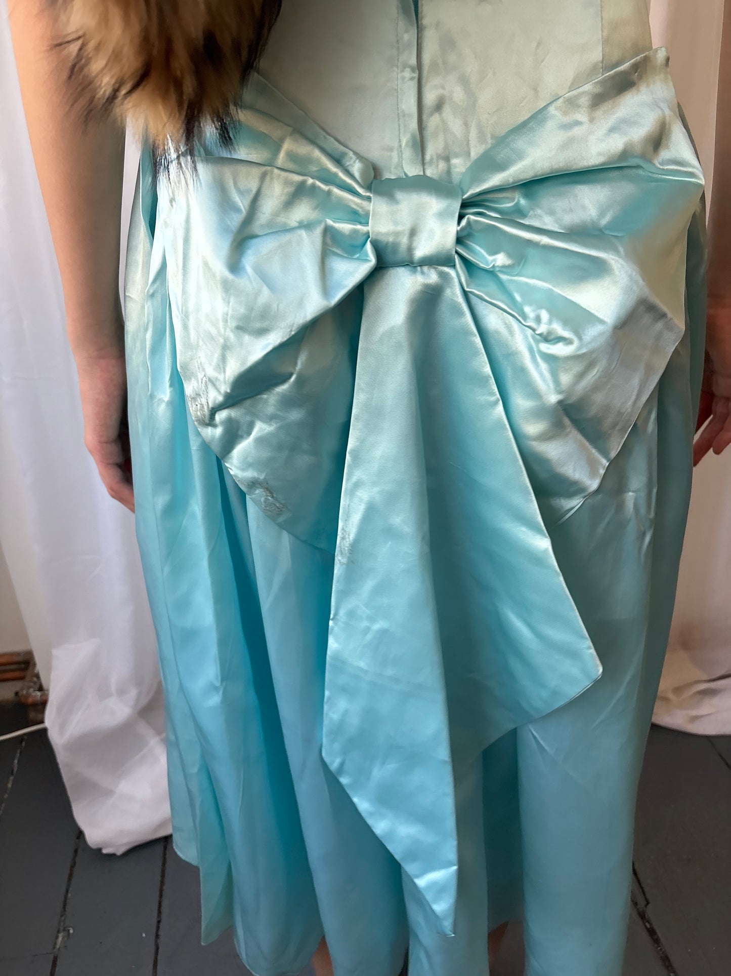 Vintage 1980s Blue Dress