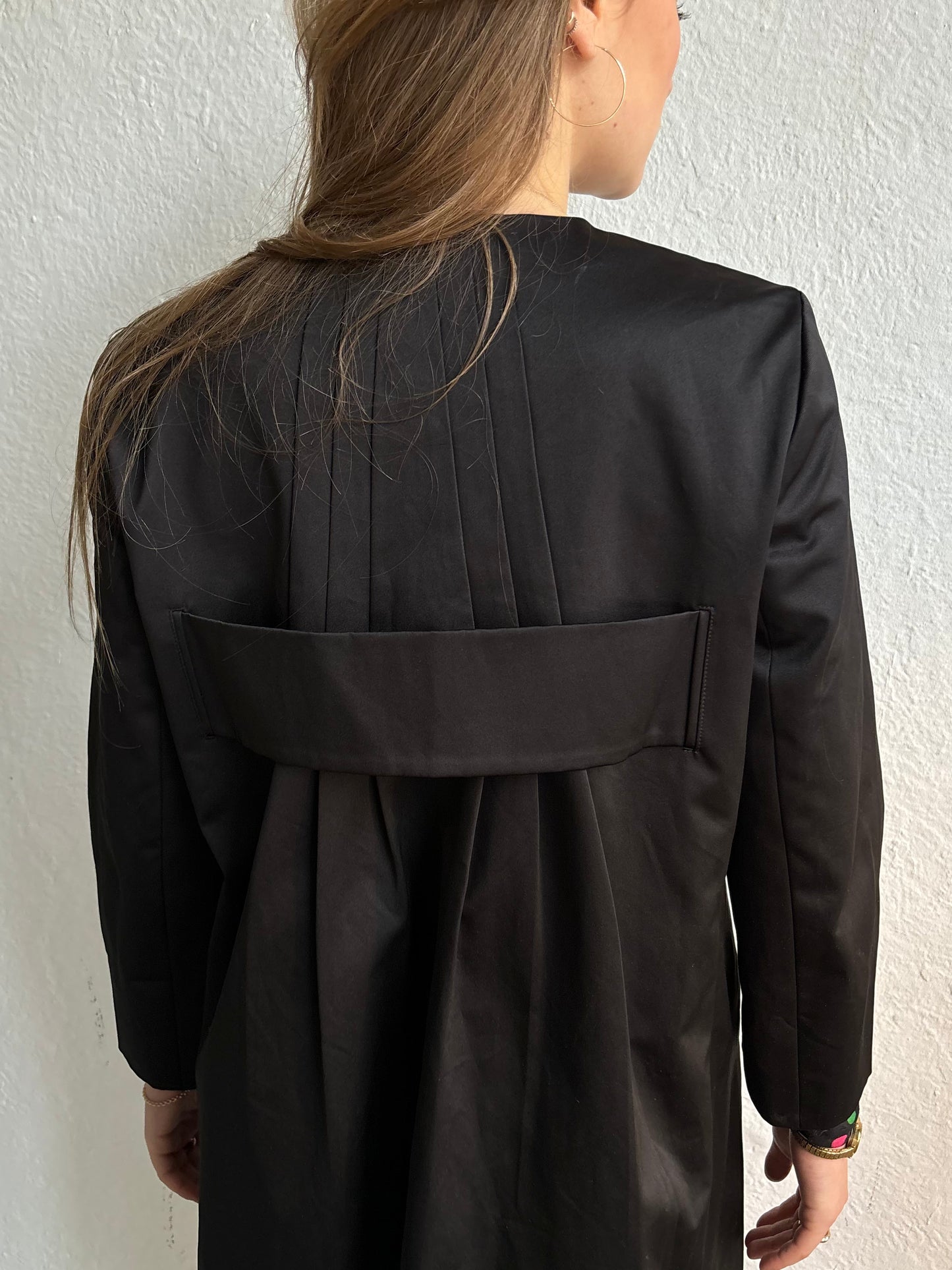 Ann Taylor Black Collarless Jacket