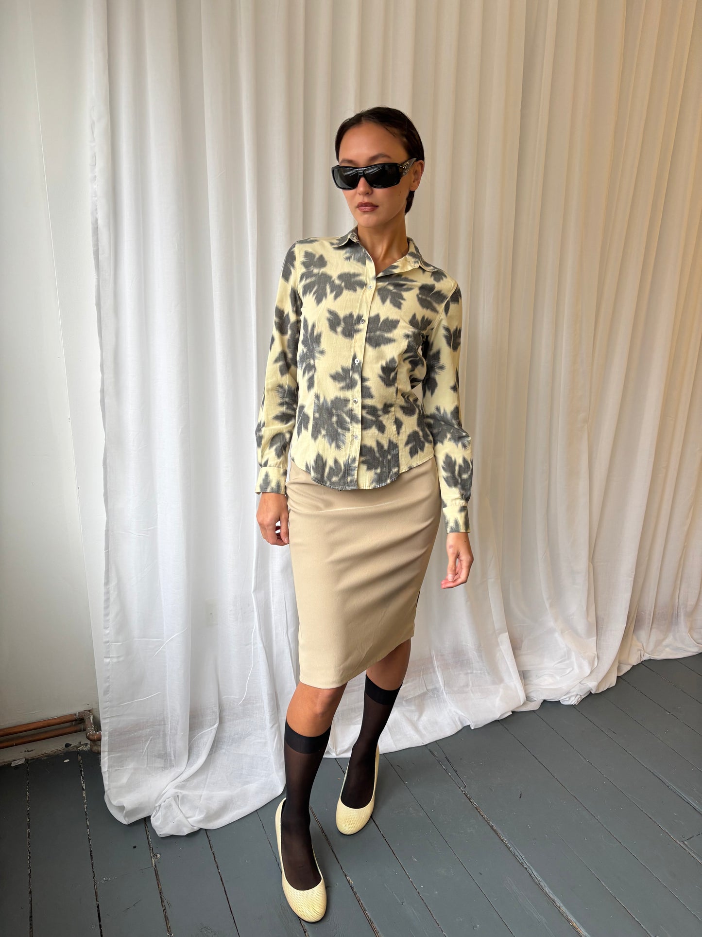 Vintage Orsay Beige Skirt