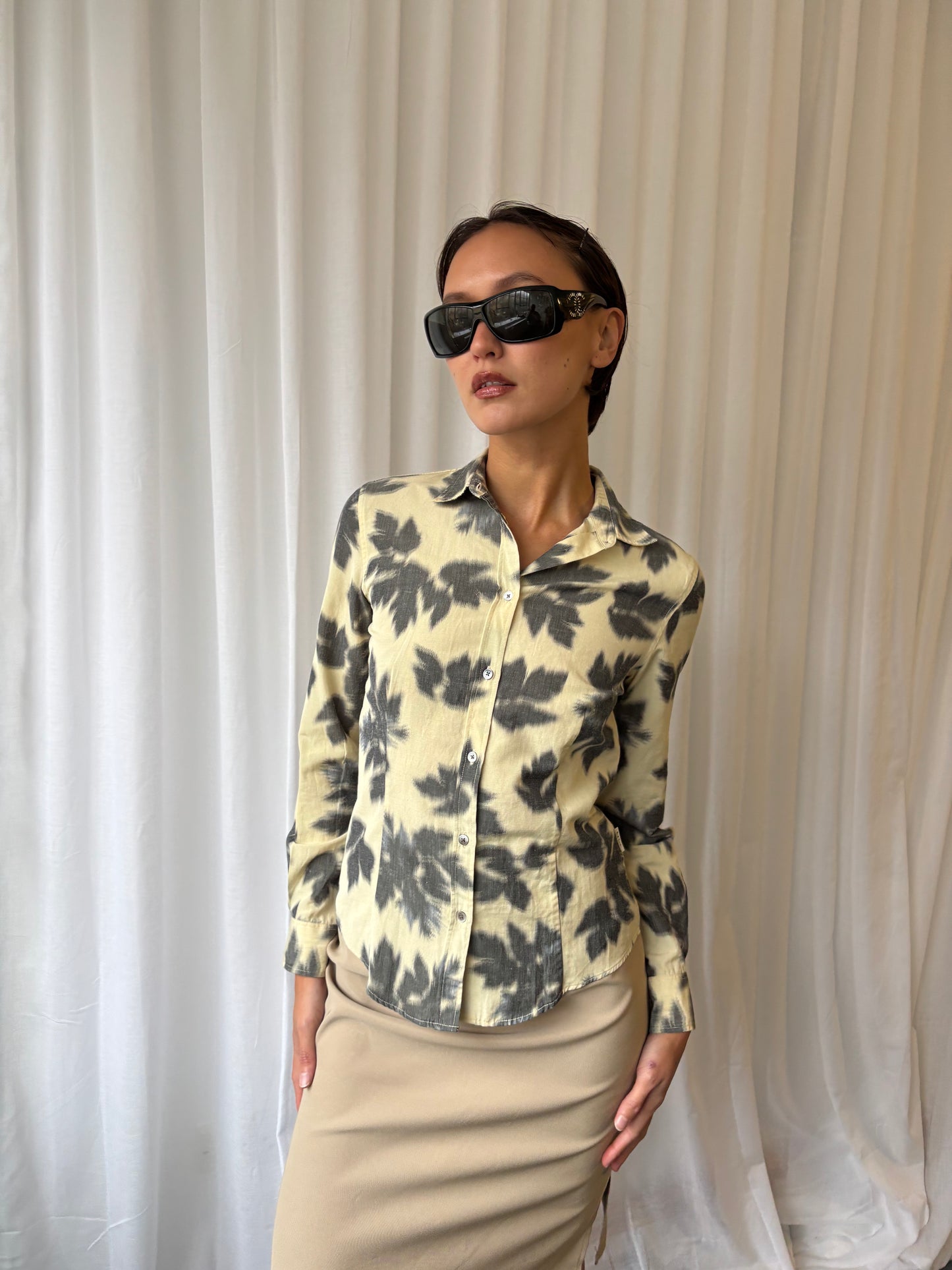 Paul Smith Cream Pattern Shirt