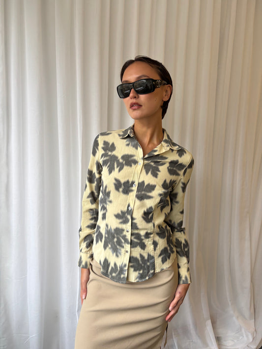 Paul Smith Cream Pattern Shirt