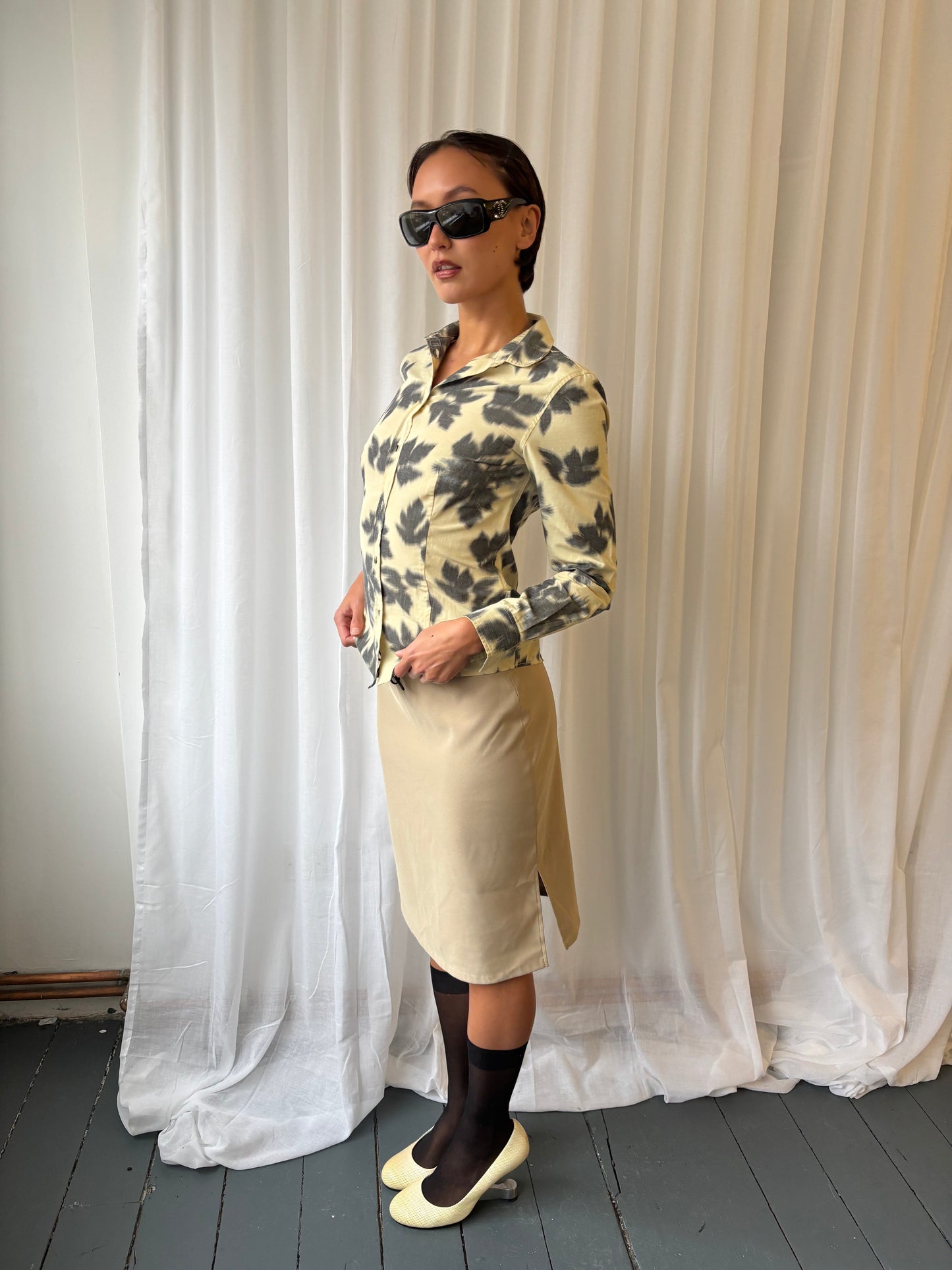 Vintage Orsay Beige Skirt