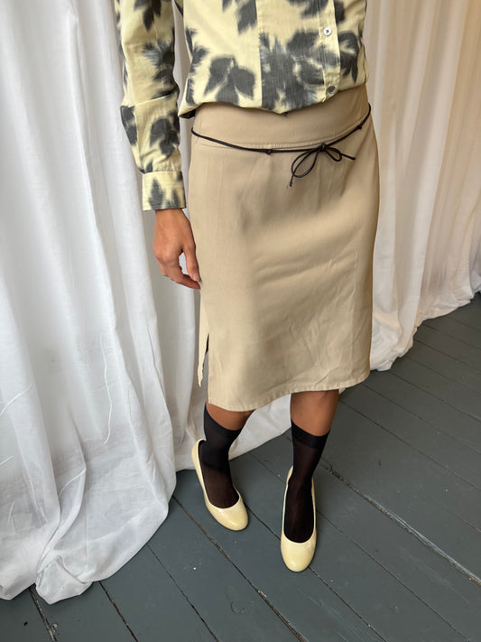 Vintage Orsay Beige Skirt