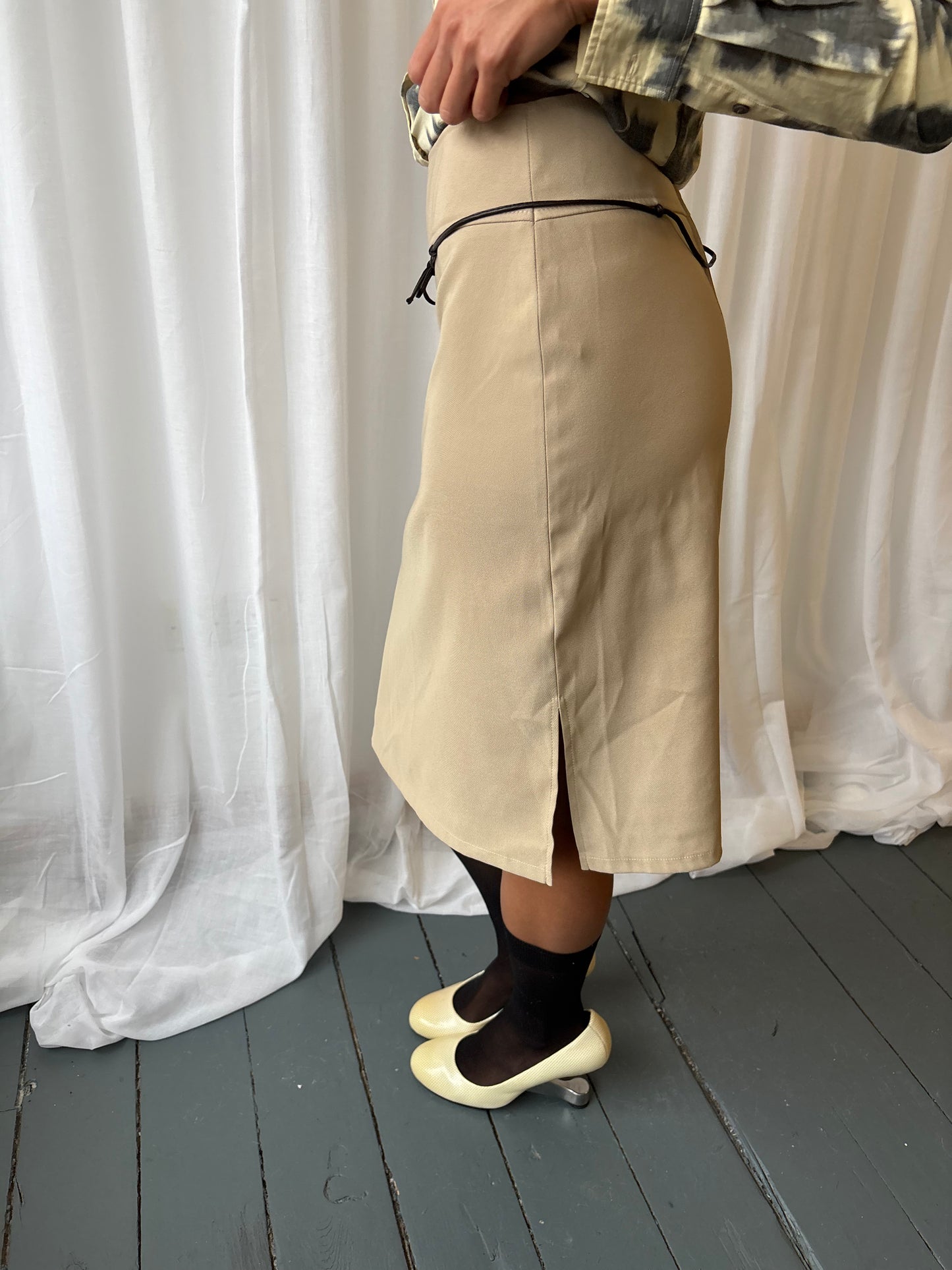 Vintage Orsay Beige Skirt