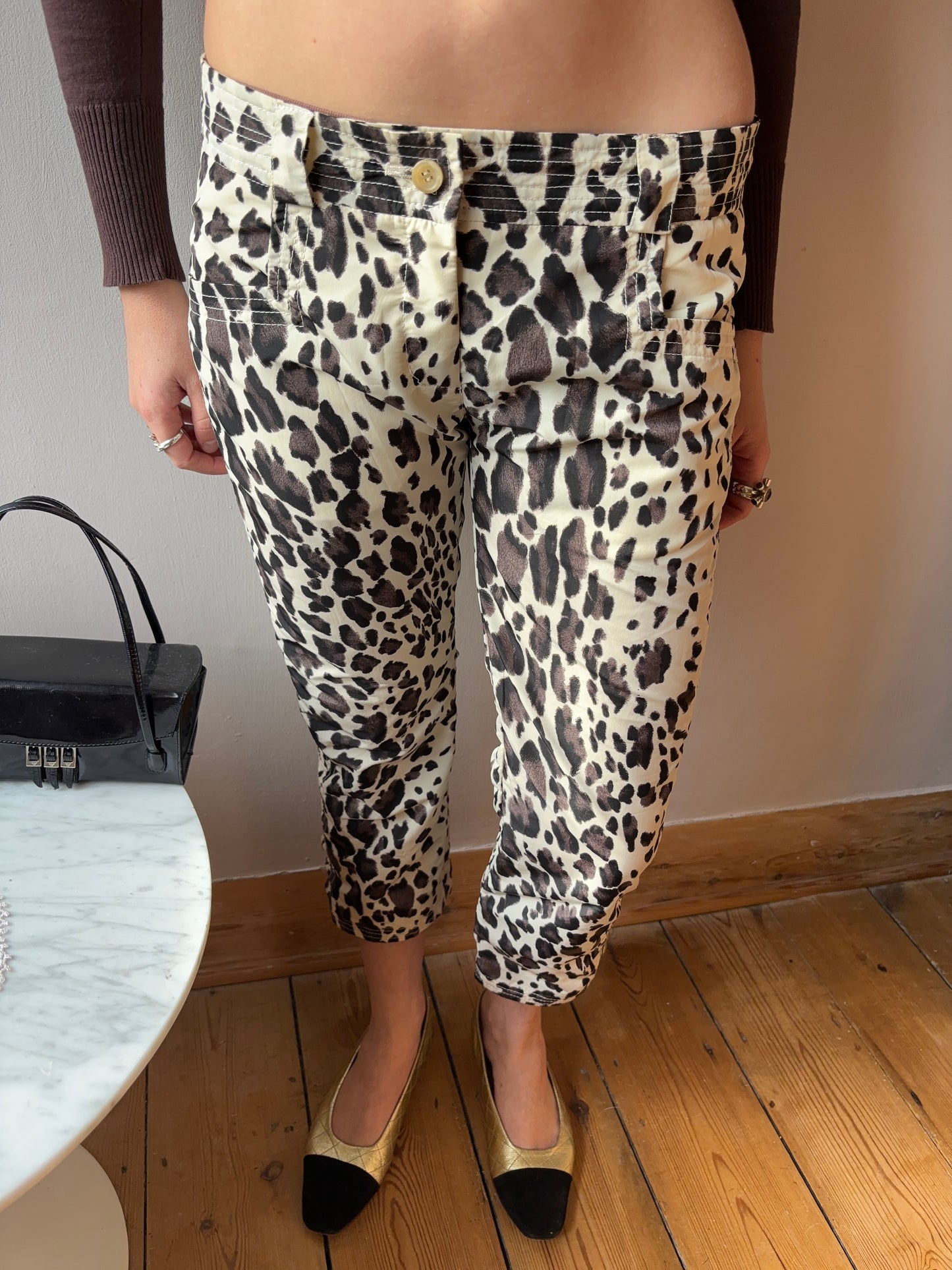 Ermanno Scervino Leopard Capris