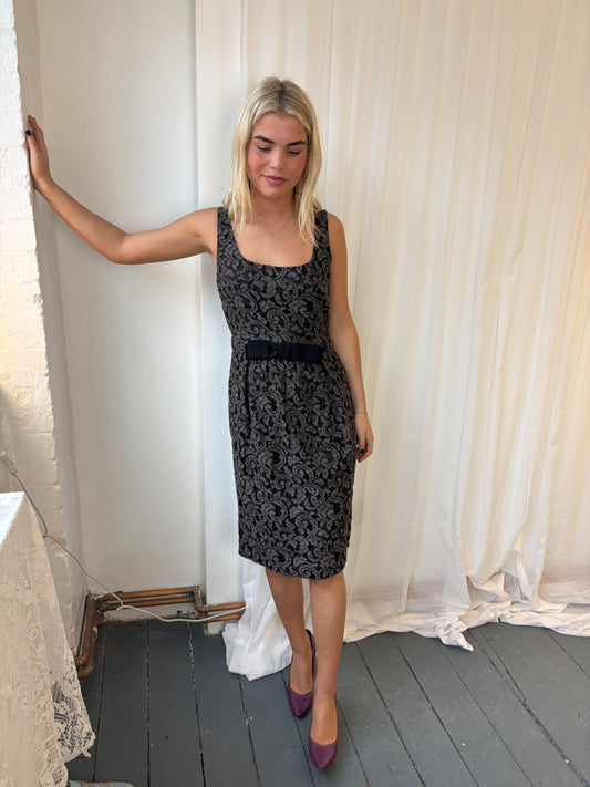 Moschino Black Lace Dress