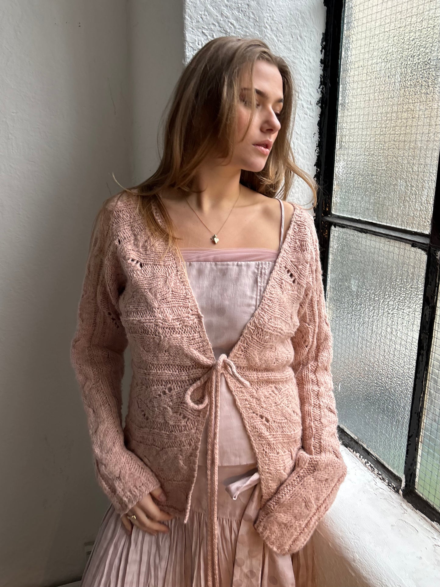 Betty Barclay Pink Knit Cardigan