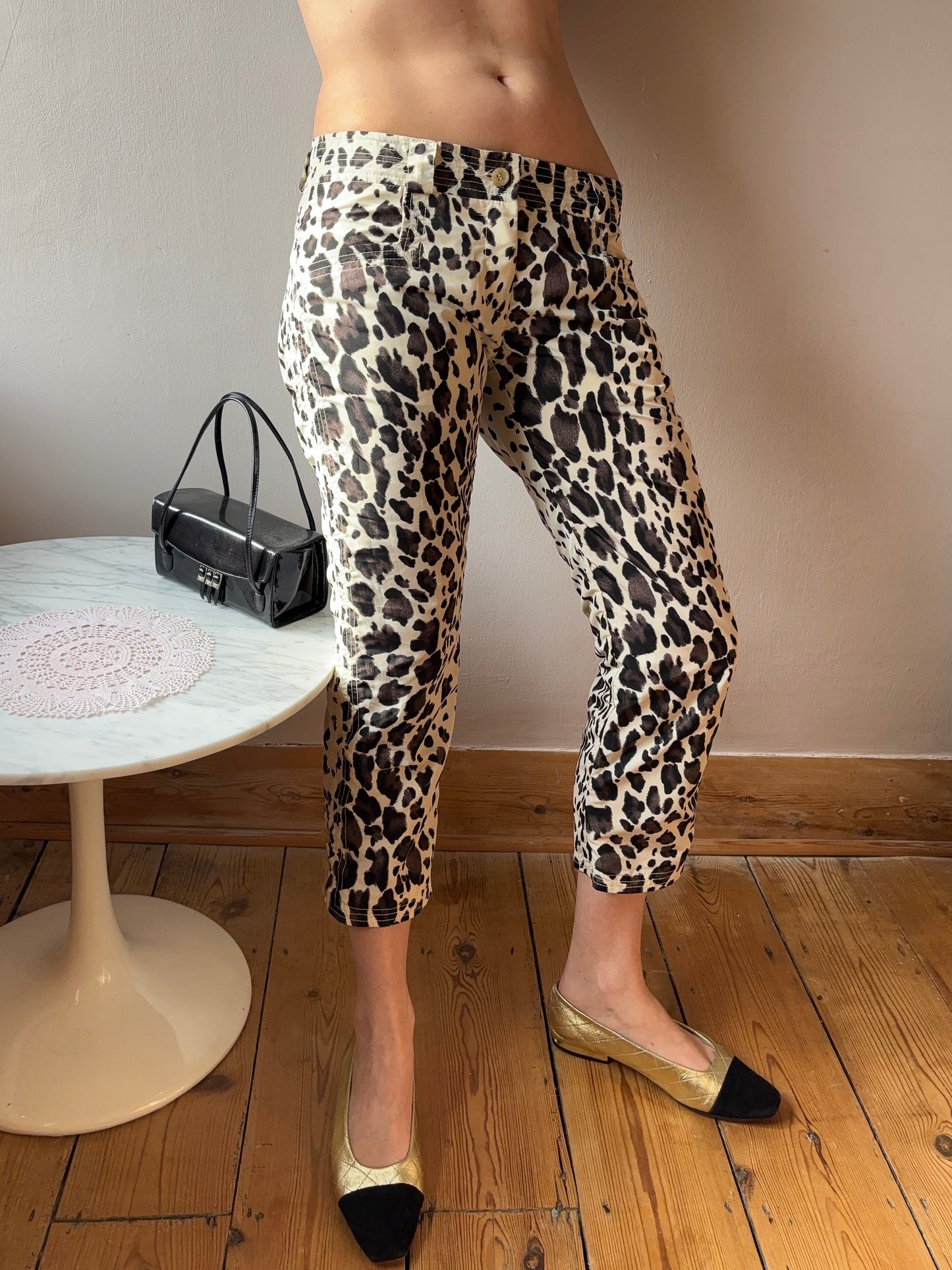 Ermanno Scervino Leopard Capris