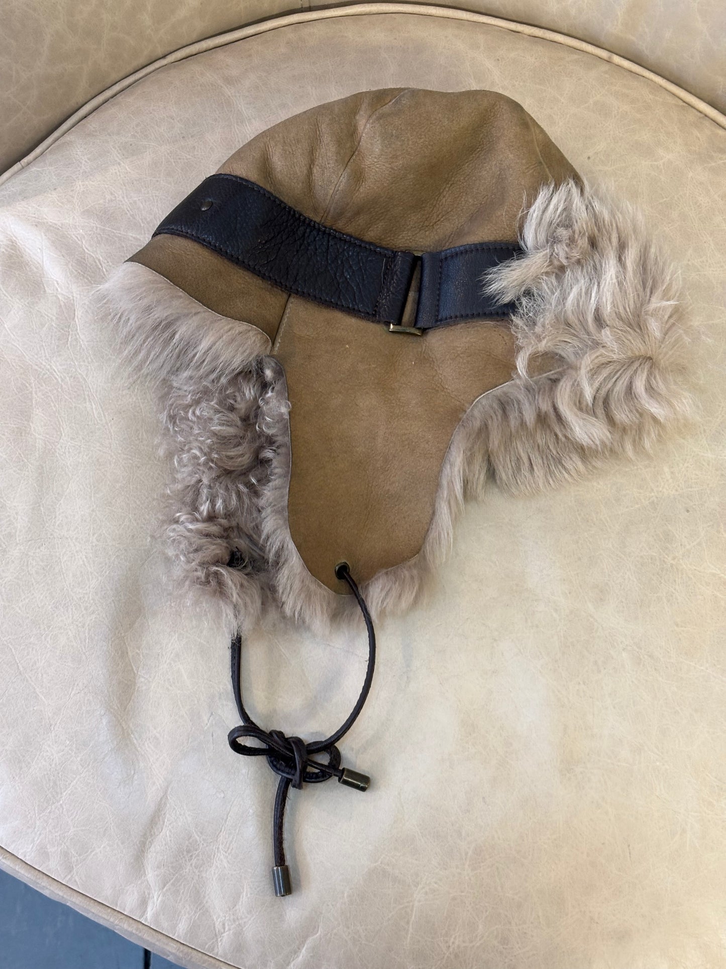 Karl Donoghue Shearling Aviator Hat