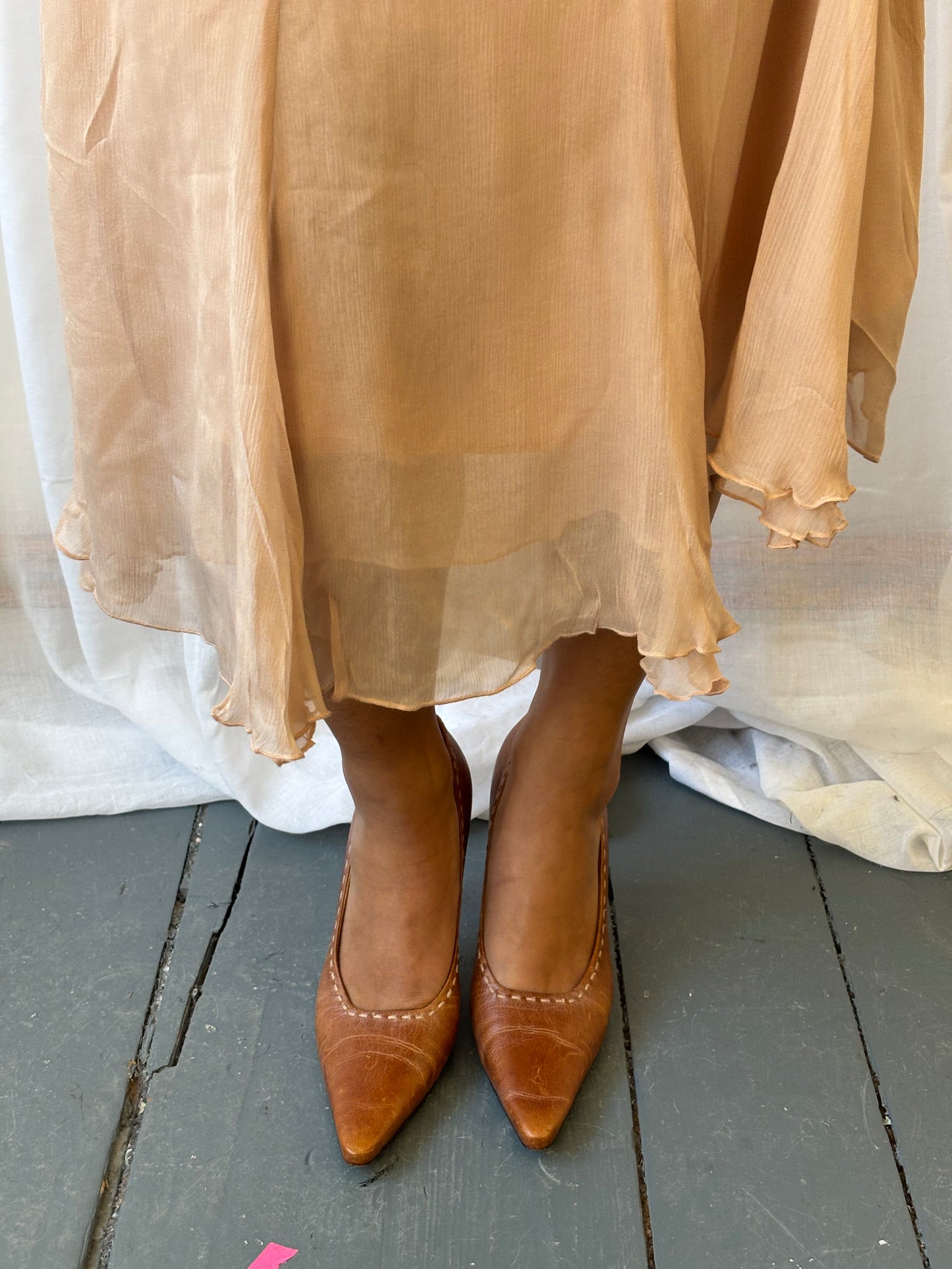 Céline Tan Pointed Heels