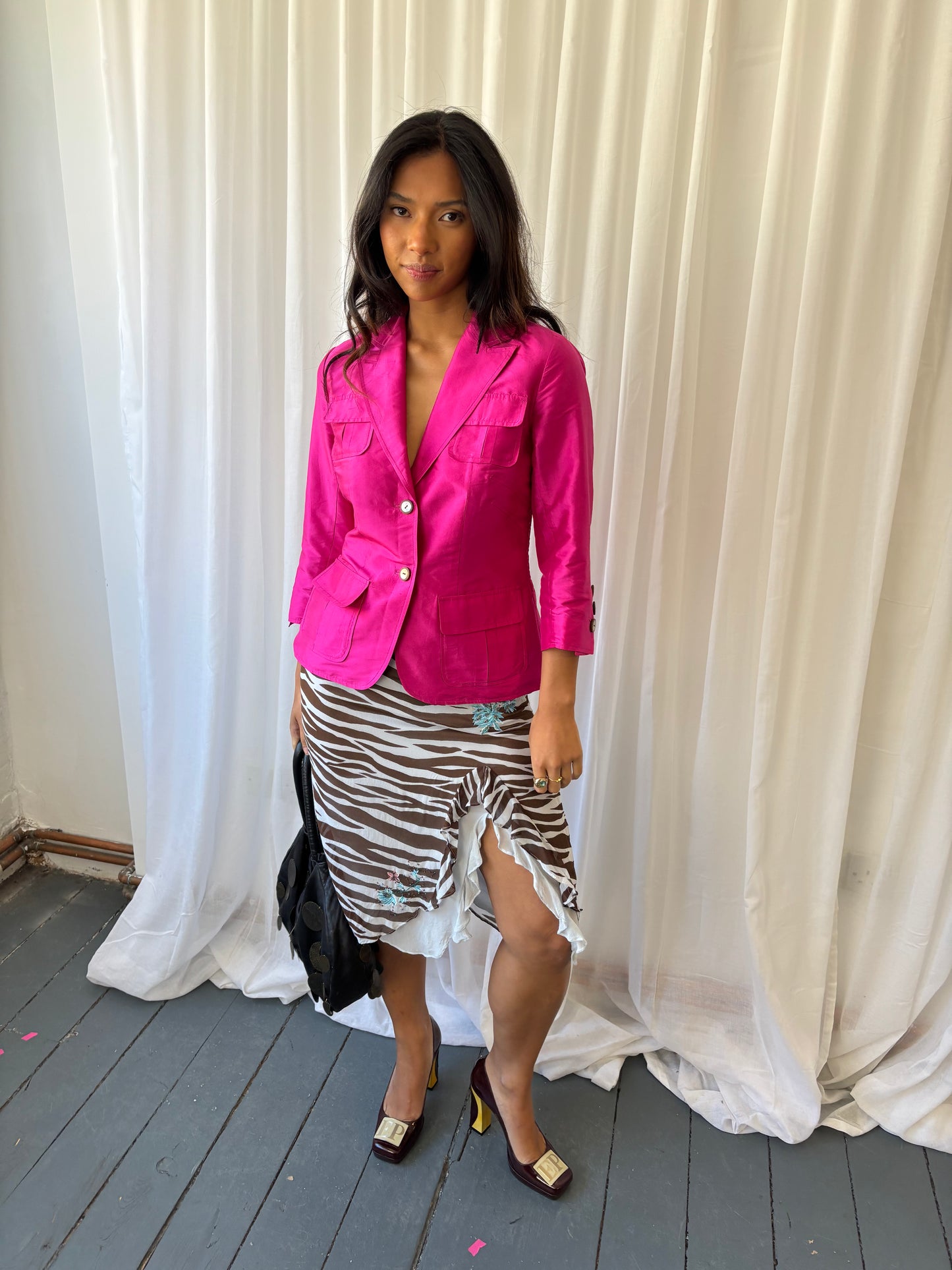 Diane Von Furstenberg Hot Pink Jacket