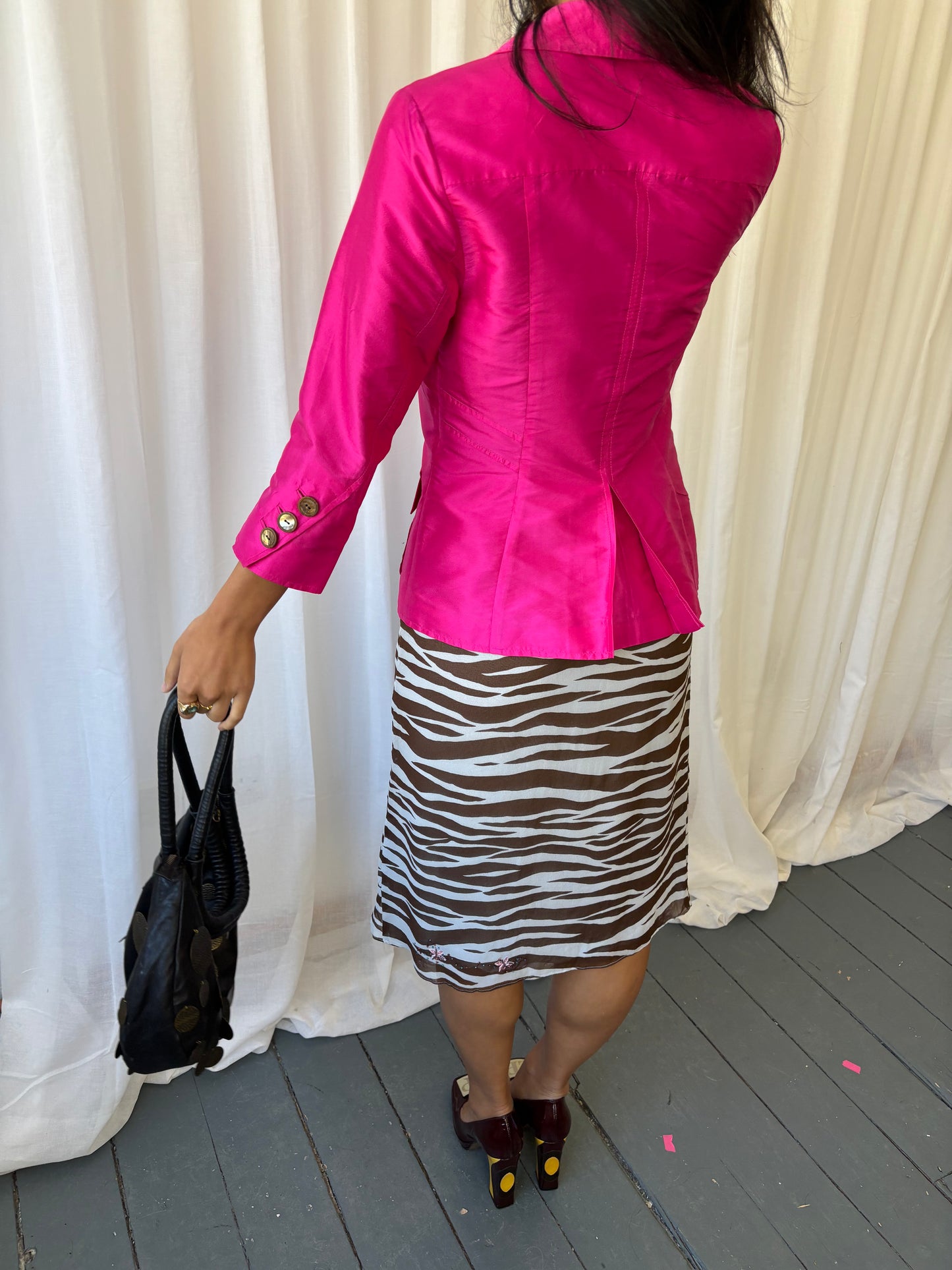 Diane Von Furstenberg Hot Pink Jacket