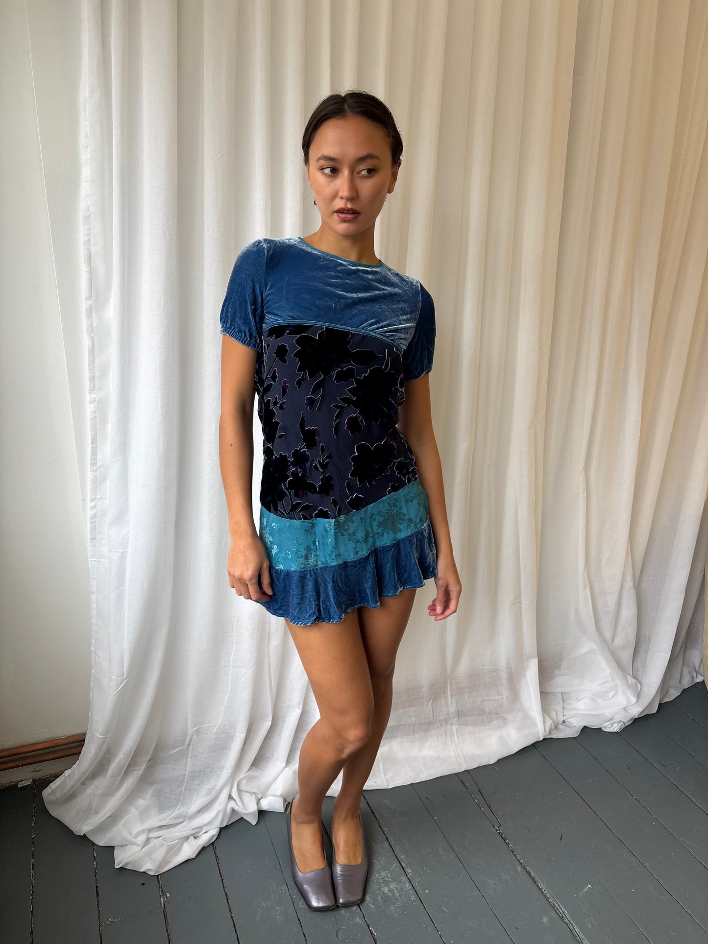 Vintage Monsoon Velvet Dress