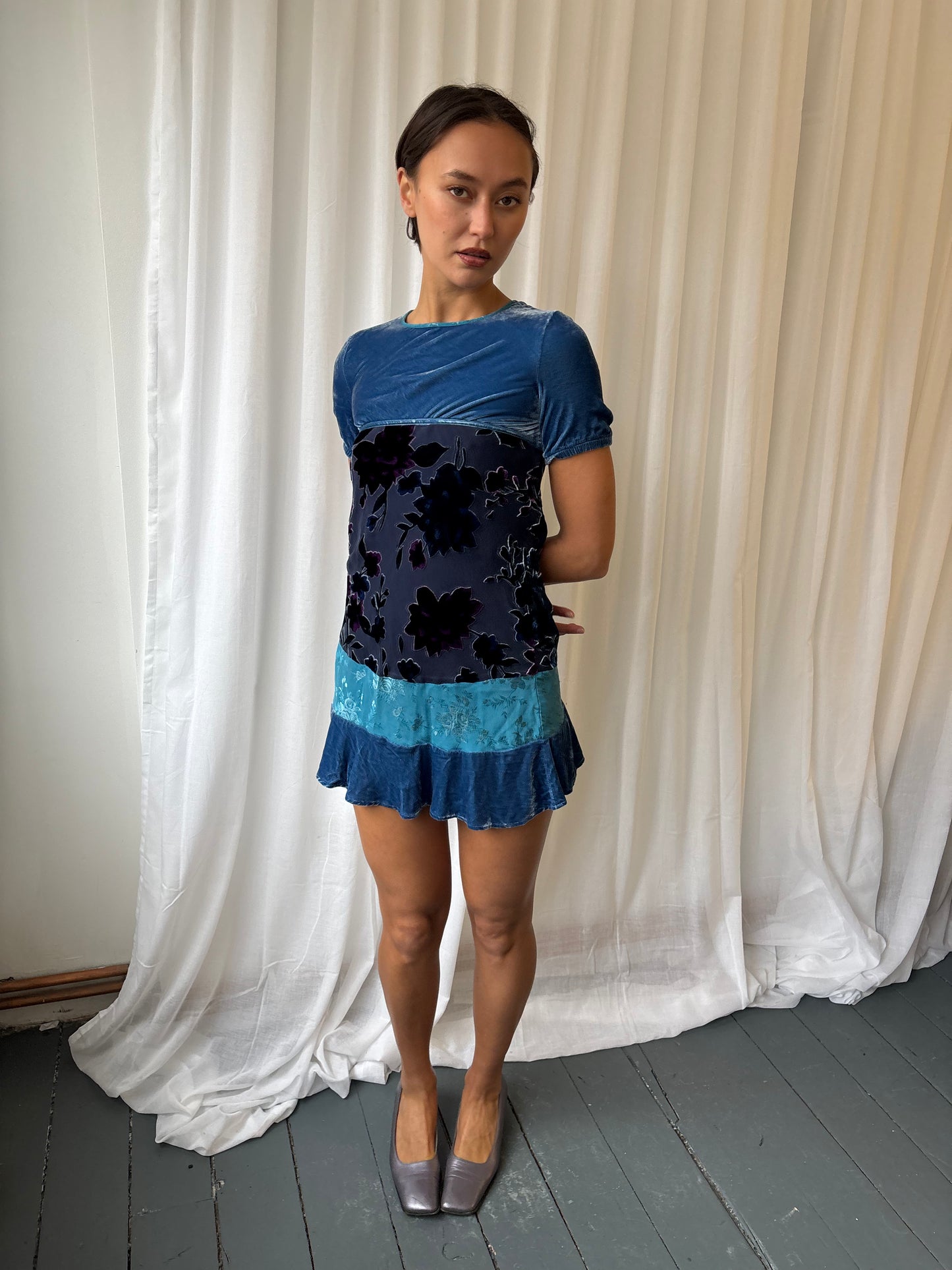 Vintage Monsoon Velvet Dress