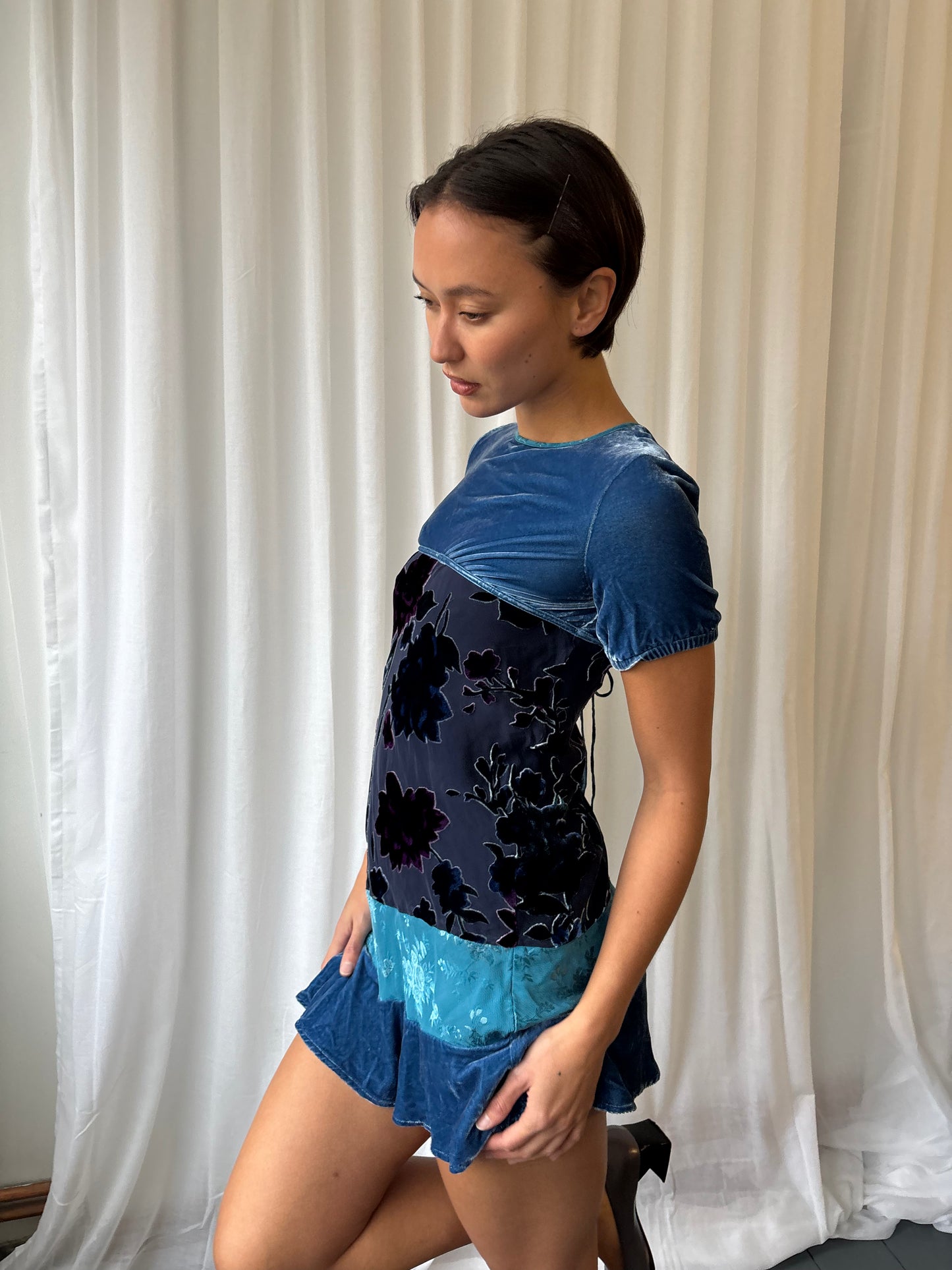 Vintage Monsoon Velvet Dress