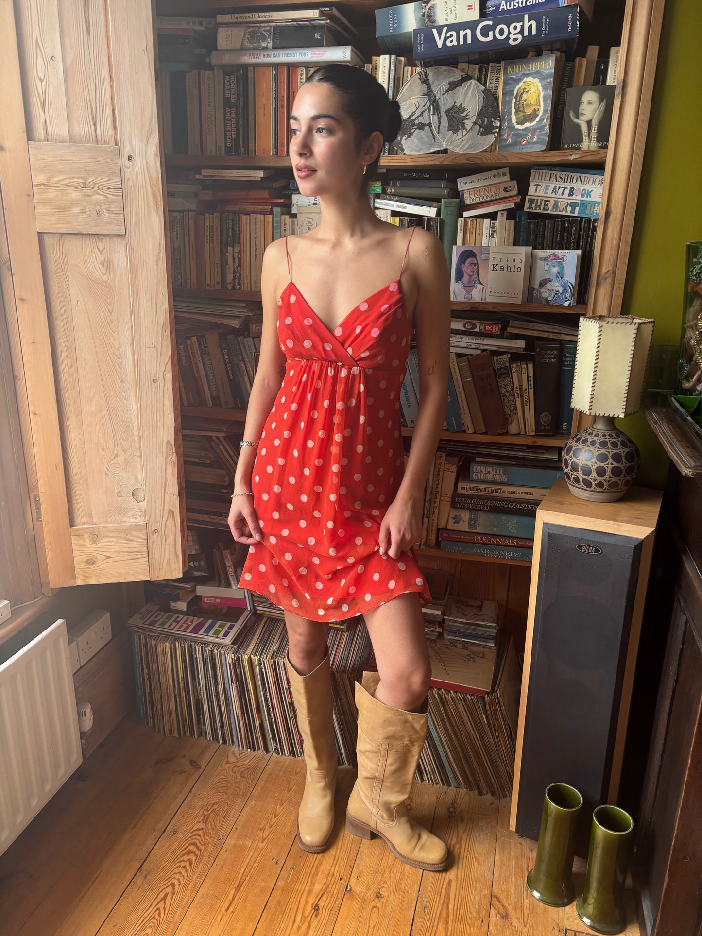 Betsey Johnson Red Polka Dot Dress