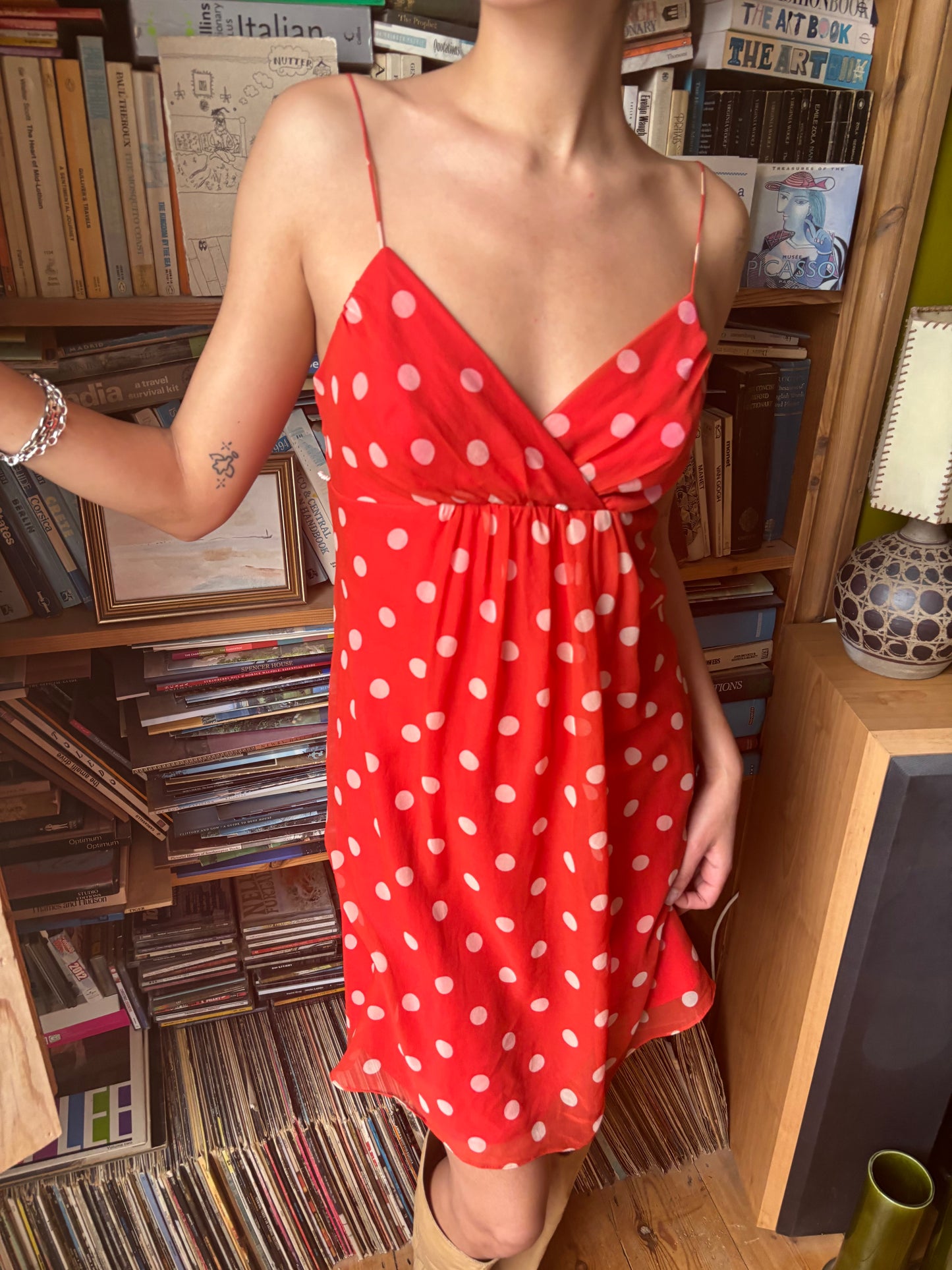 Betsey Johnson Red Polka Dot Dress