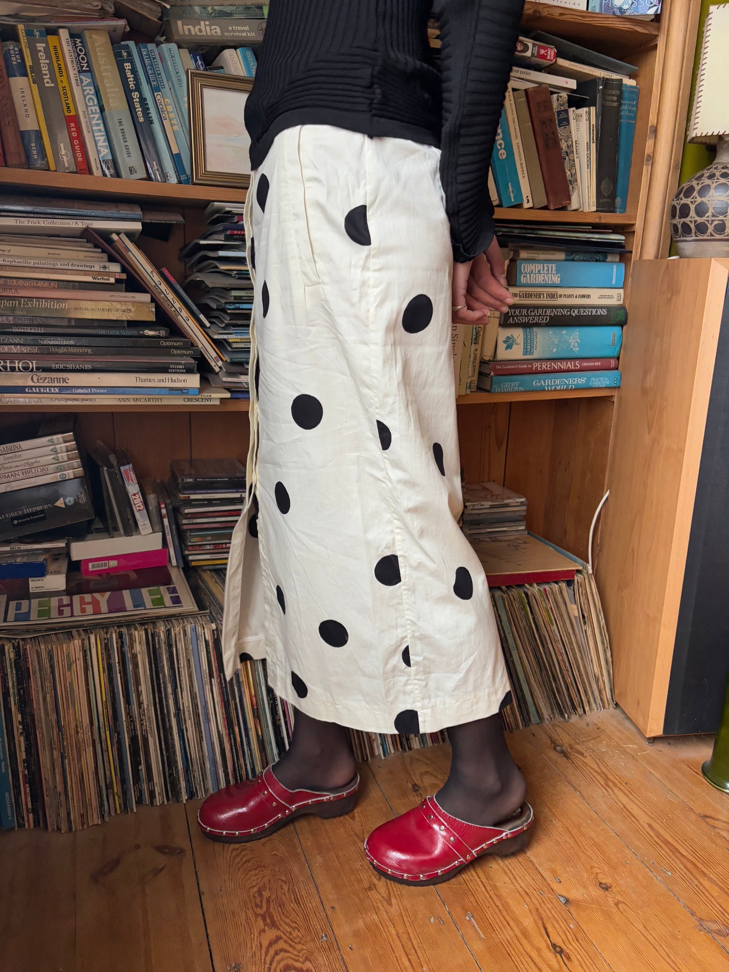 Paul Smith White Polka Dot Skirt