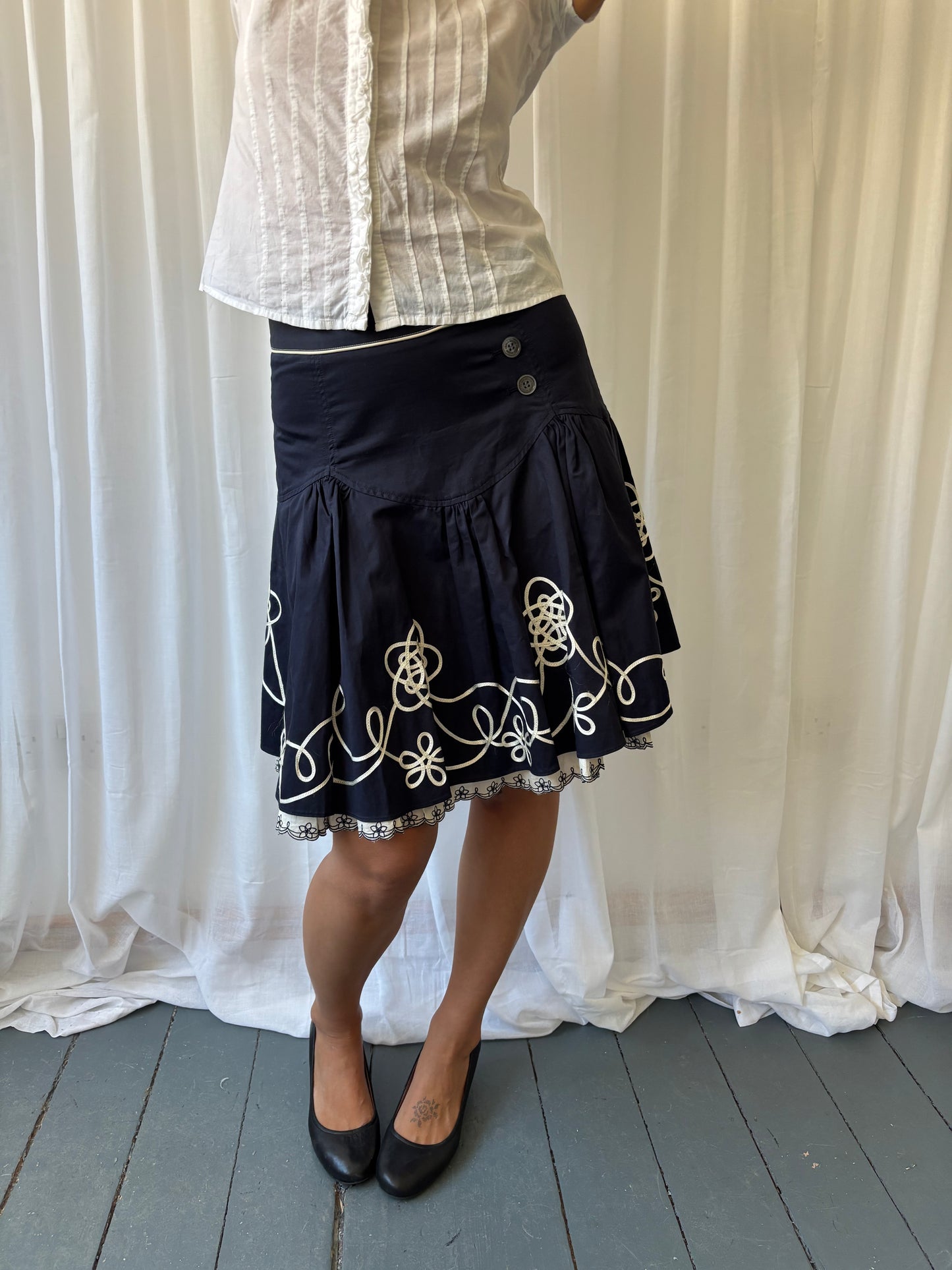 Karen Millen Navy Skirt