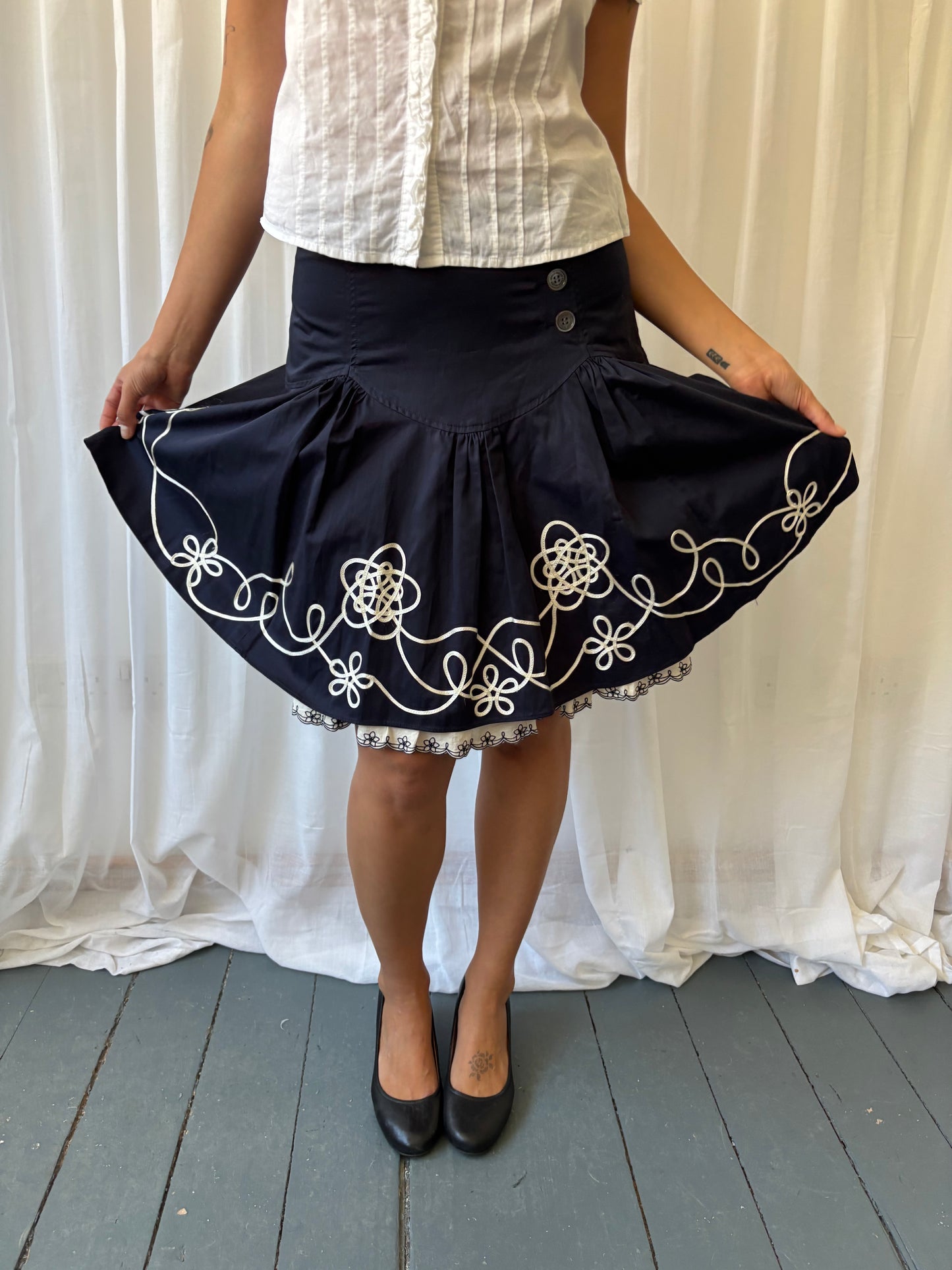 Karen Millen Navy Skirt