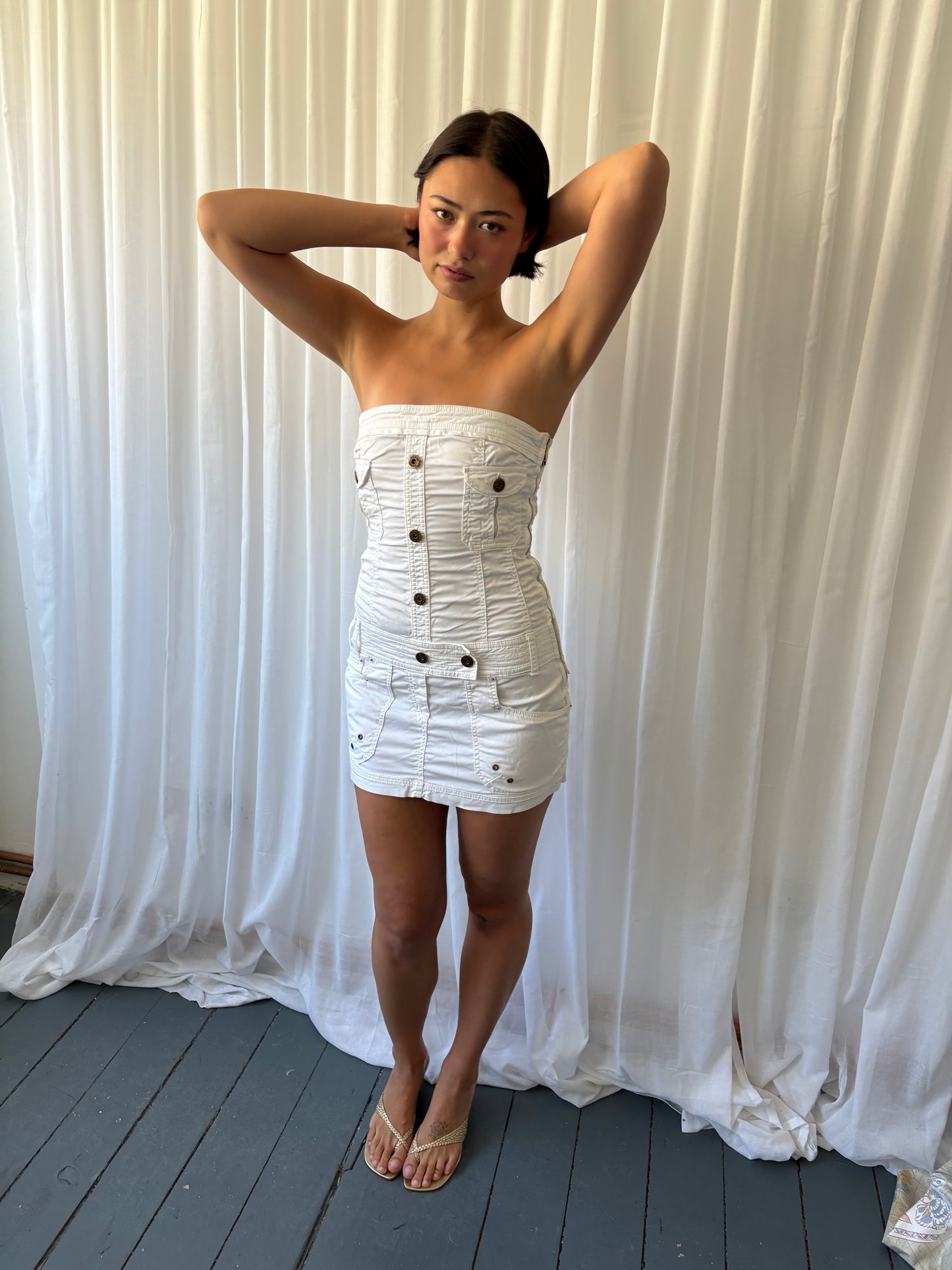 Vintage White Mini Dress