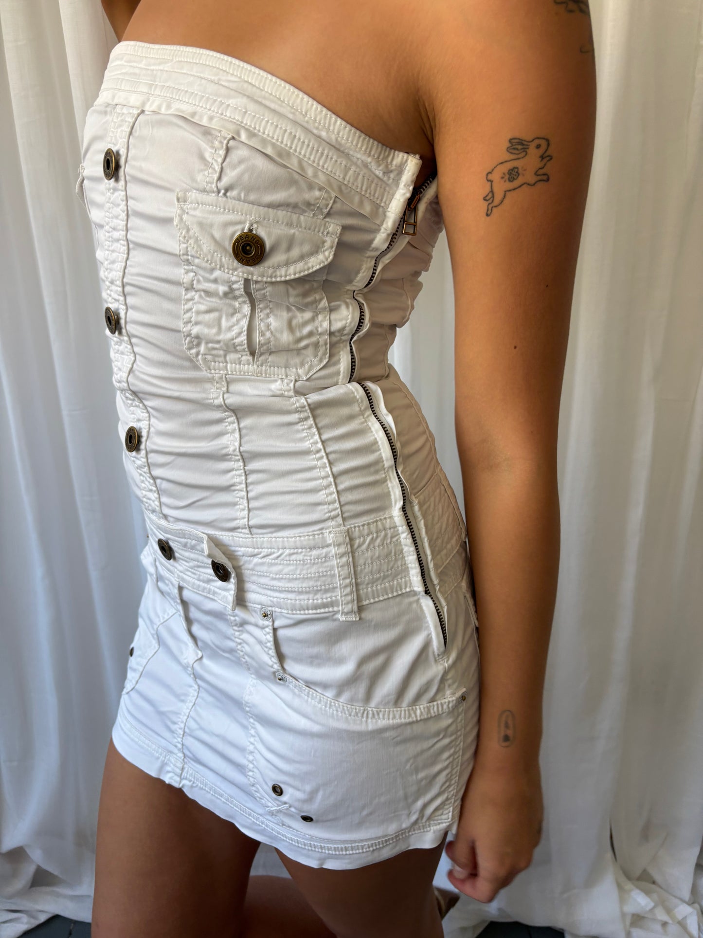 Vintage White Mini Dress