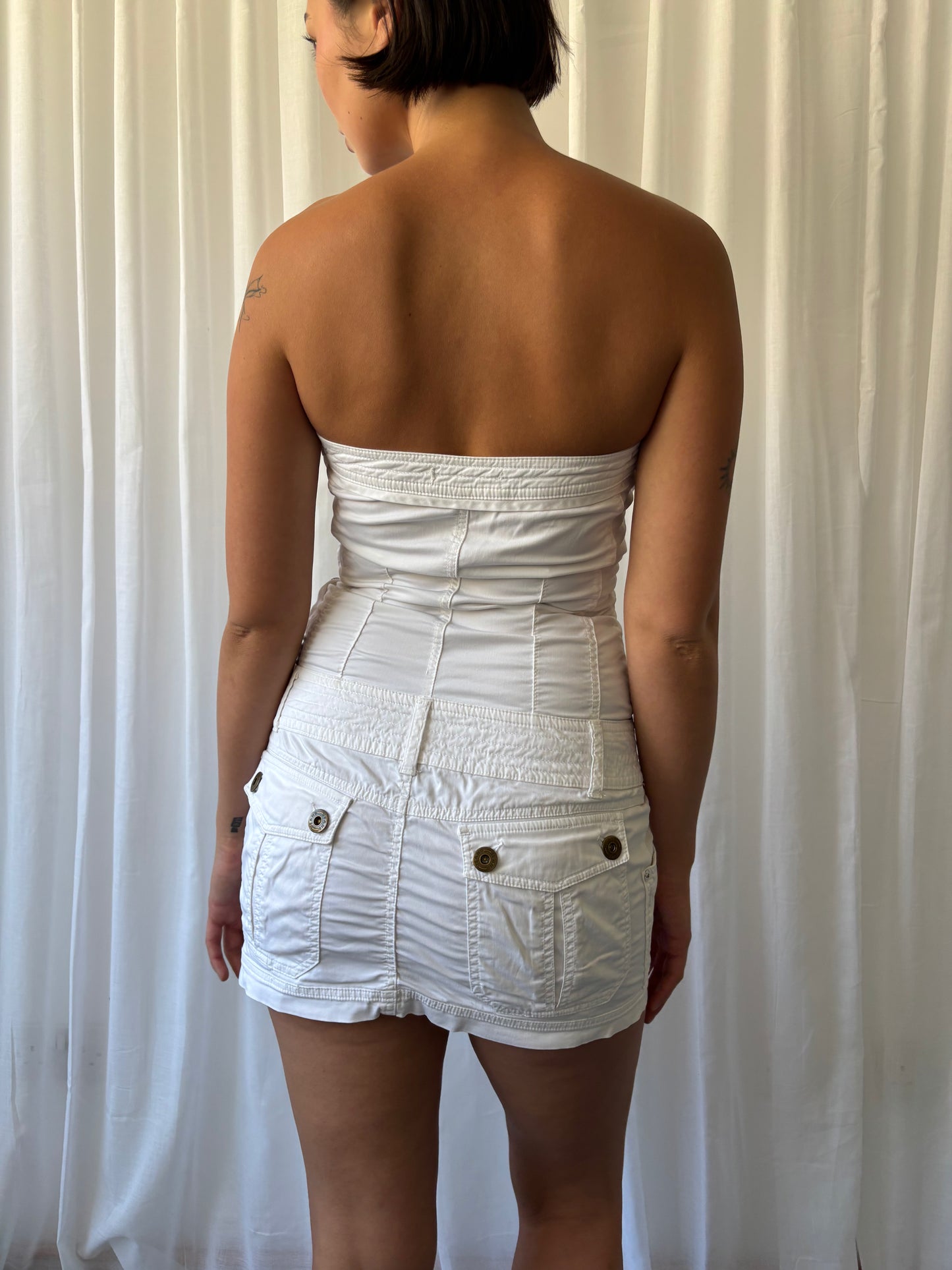 Vintage White Mini Dress