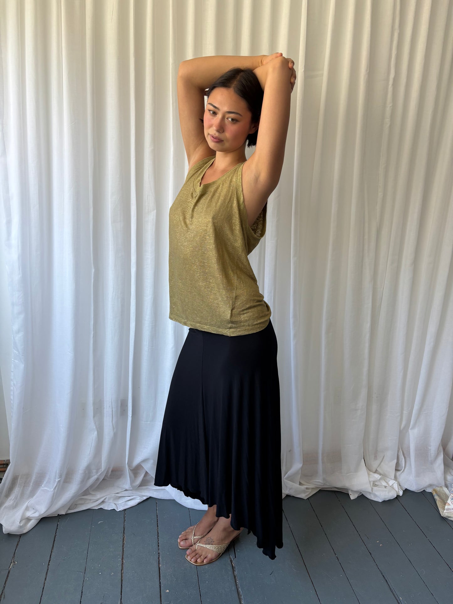 Chloé Gold Vest Top