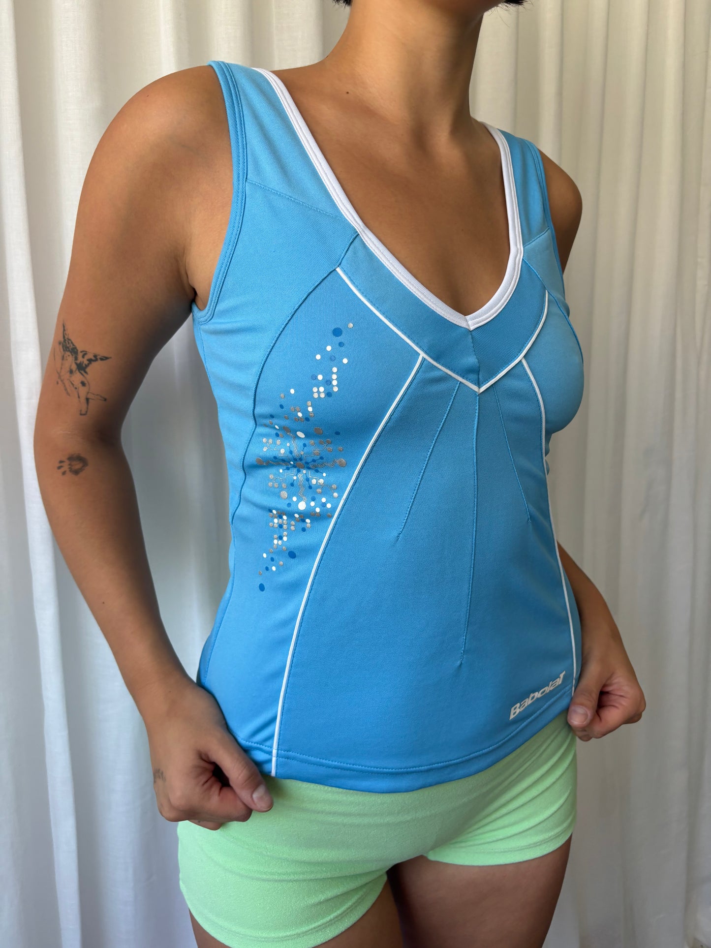 Vintage 00s Blue Sports Top