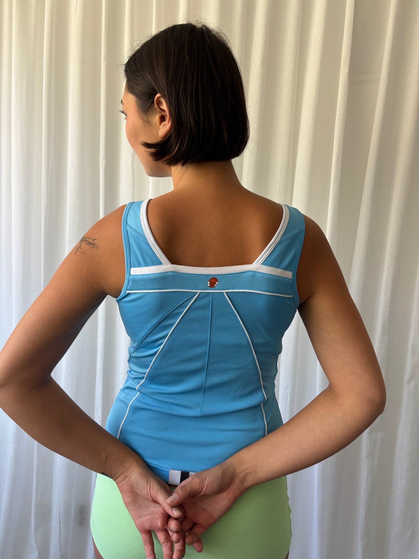 Vintage 00s Blue Sports Top