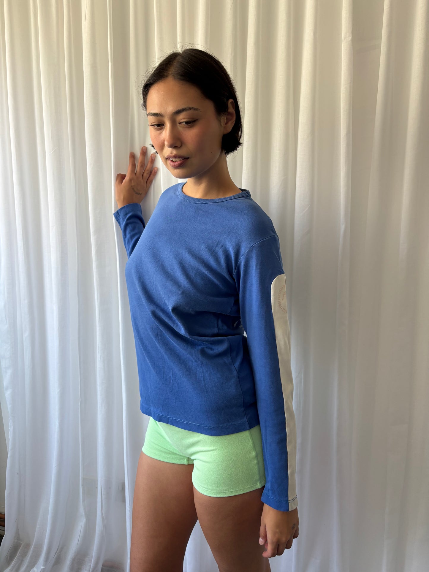 Bikkembergs Blue Long Sleeve T-shirt